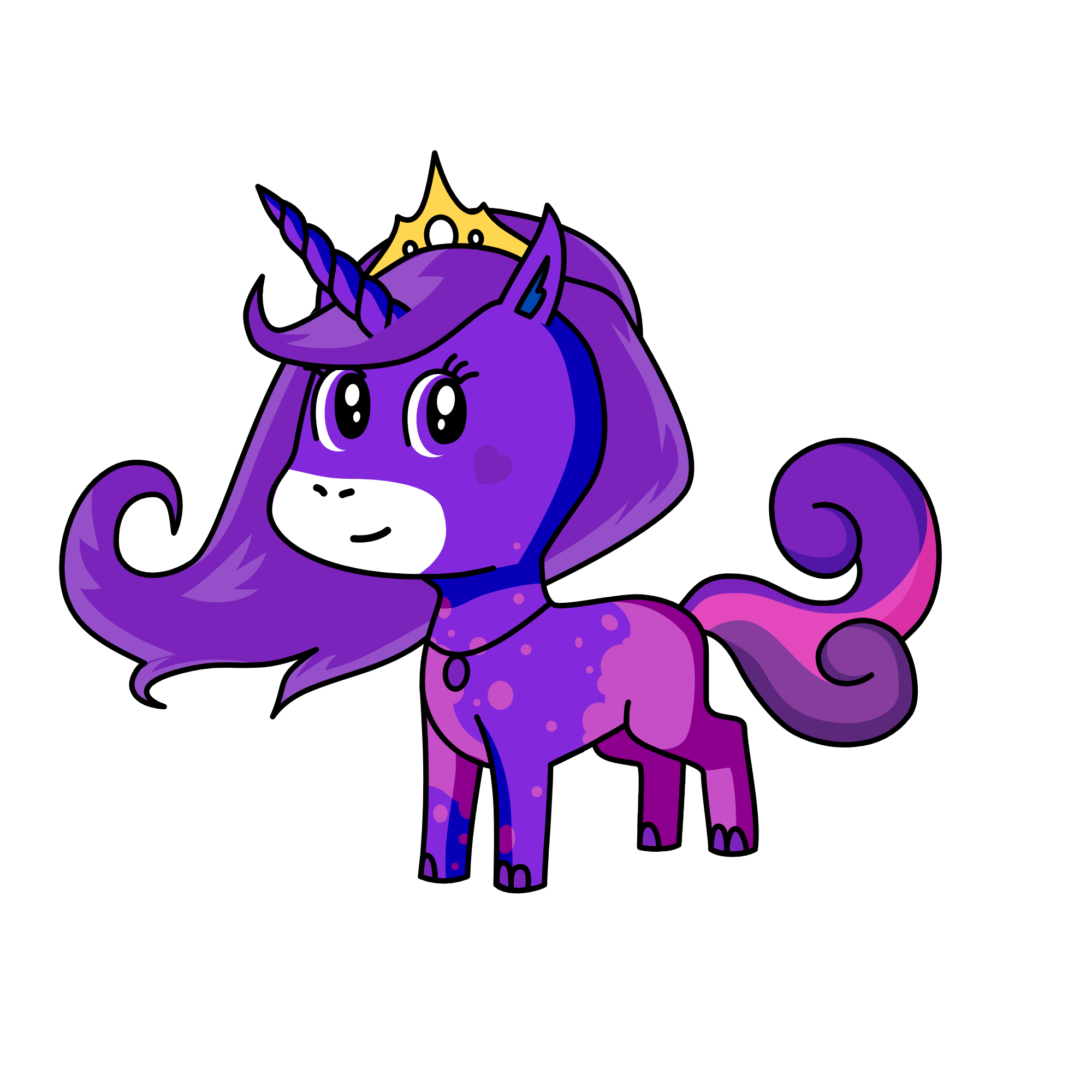 Dark, the unicorn