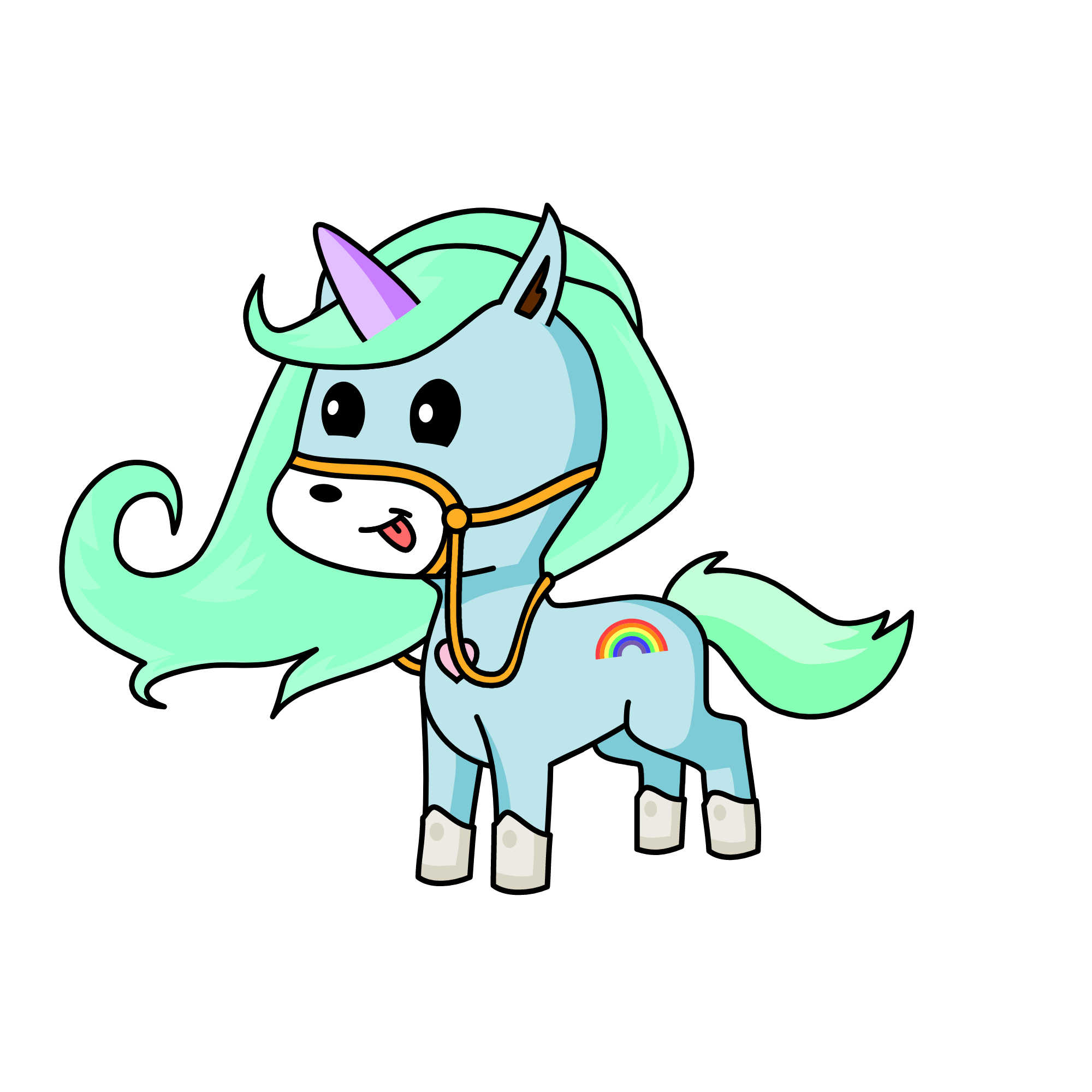 Enter a unicorn name..., the unicorn