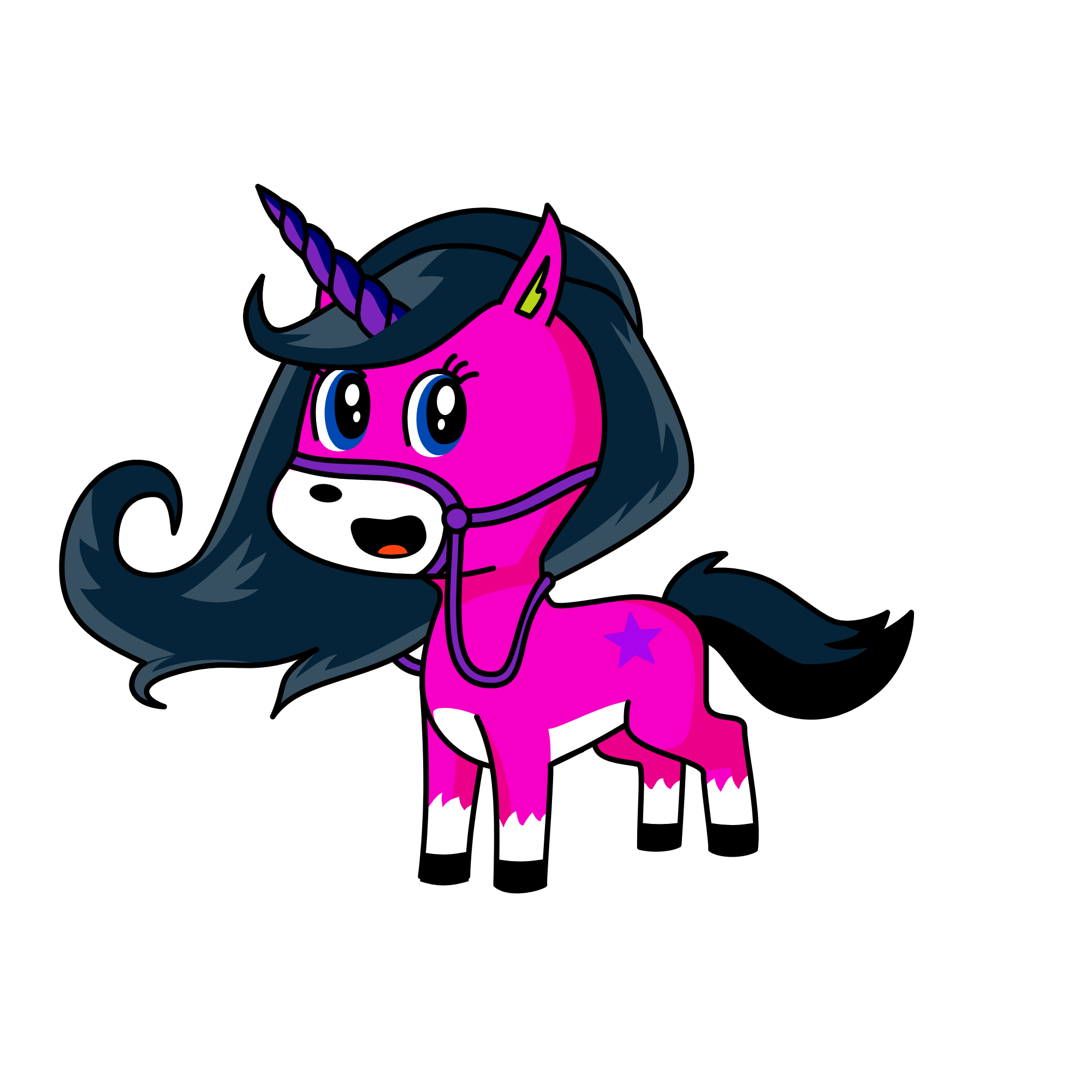 Garnet Gem, the unicorn
