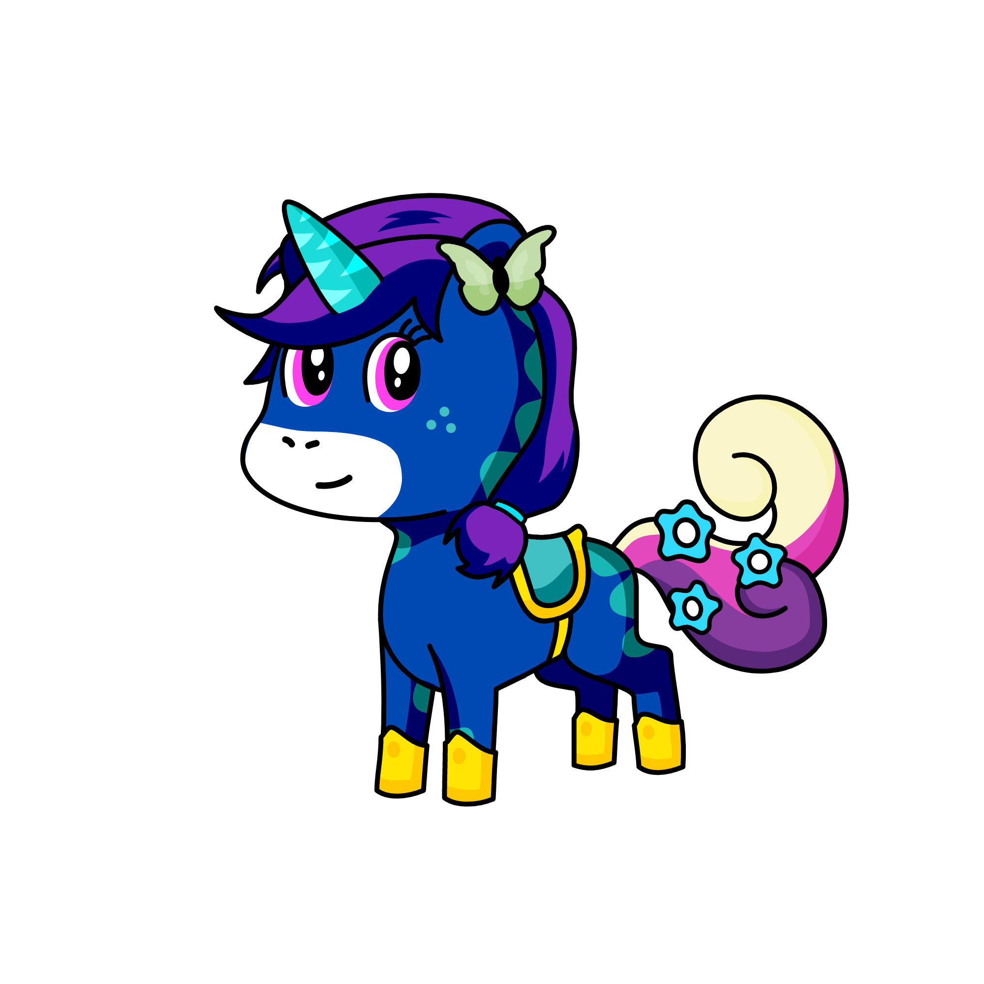 Moonlight, the unicorn