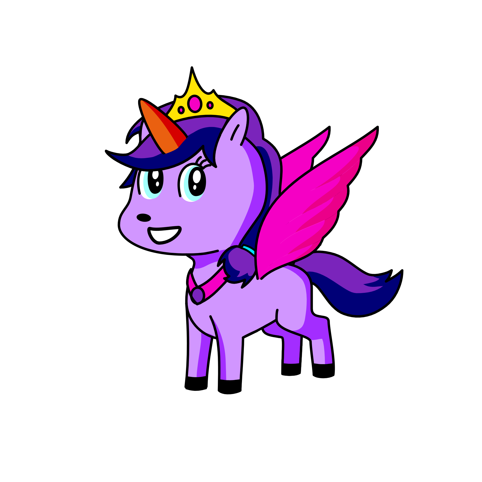 Princess Charlotte, the unicorn