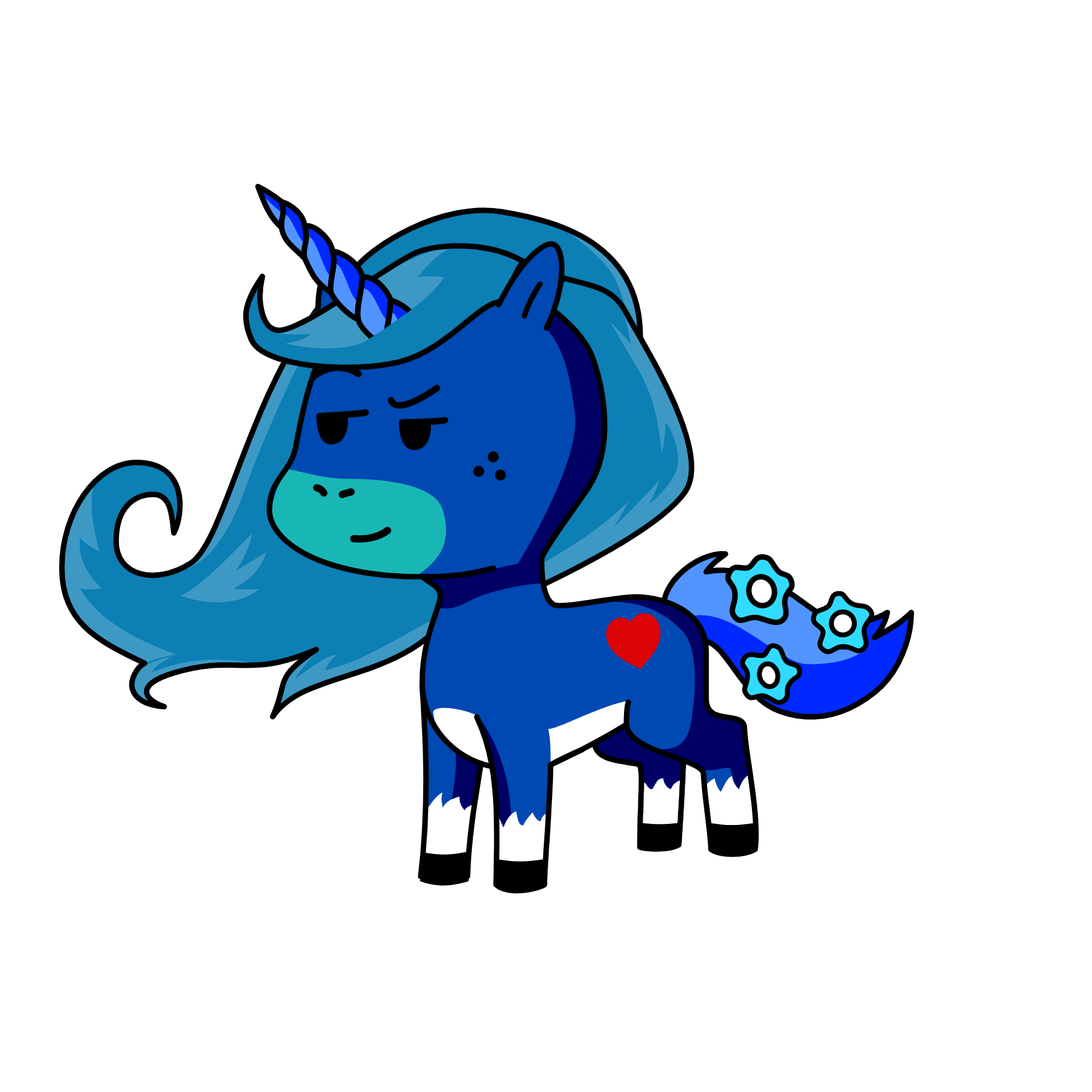 Luna, the unicorn