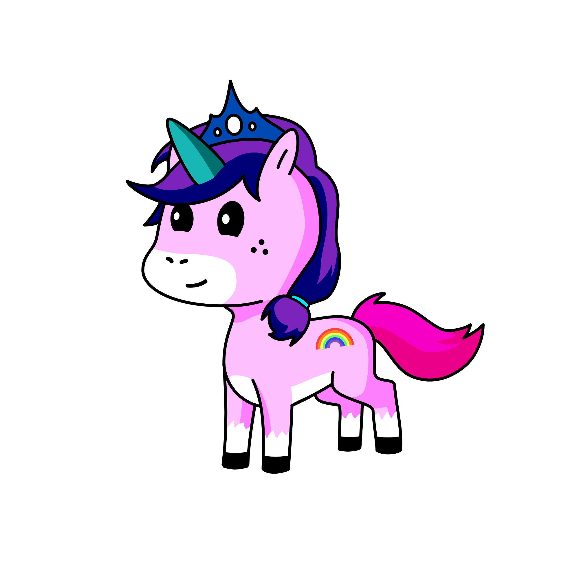 rainbow, the unicorn
