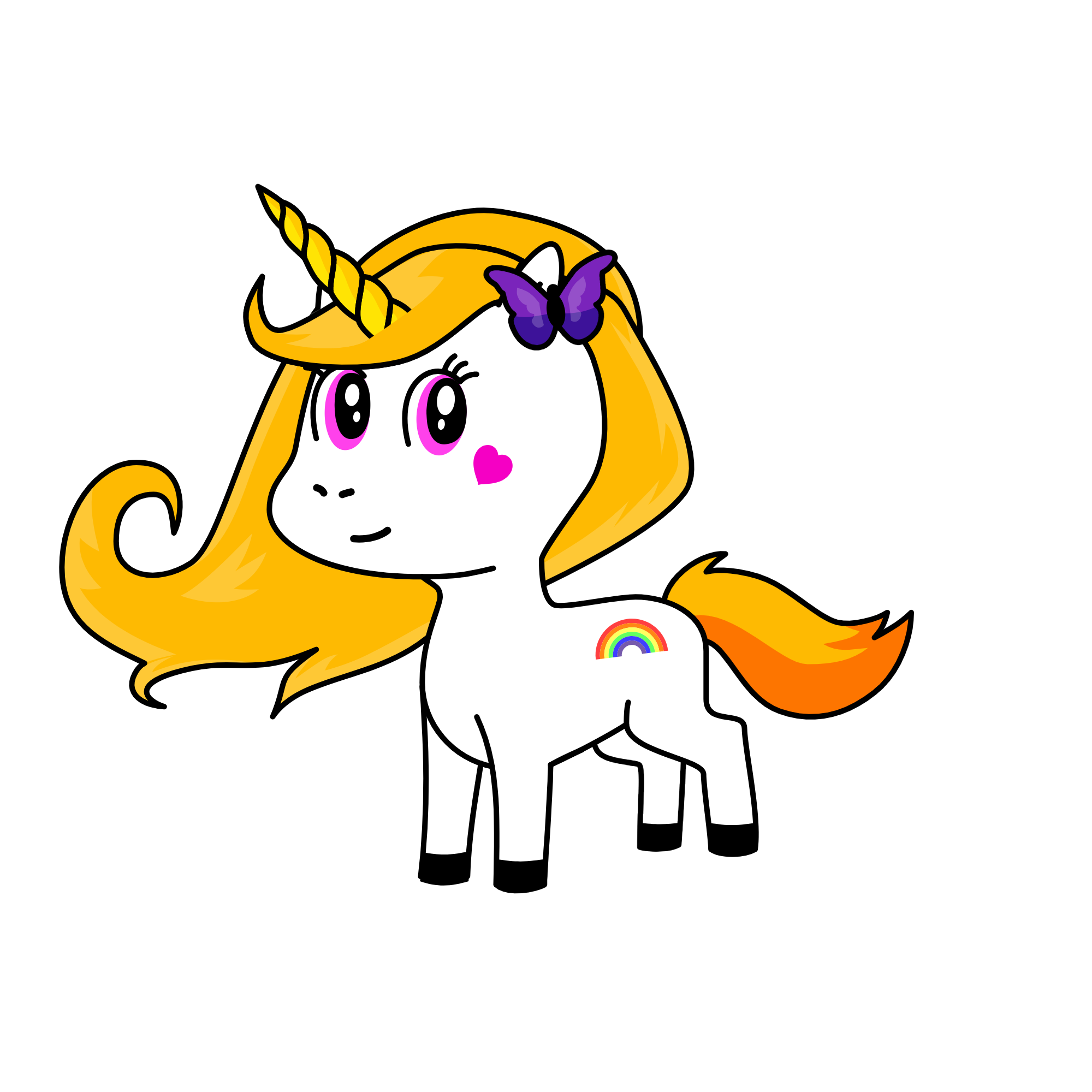 Sunny, the unicorn