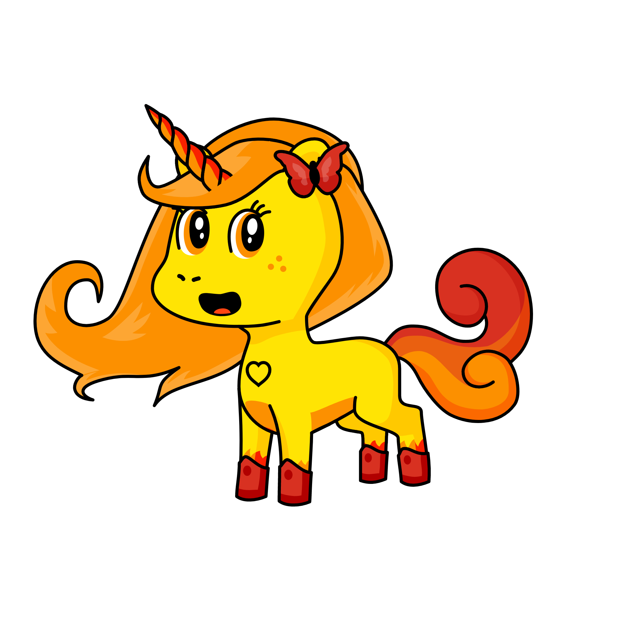 Dire, the unicorn