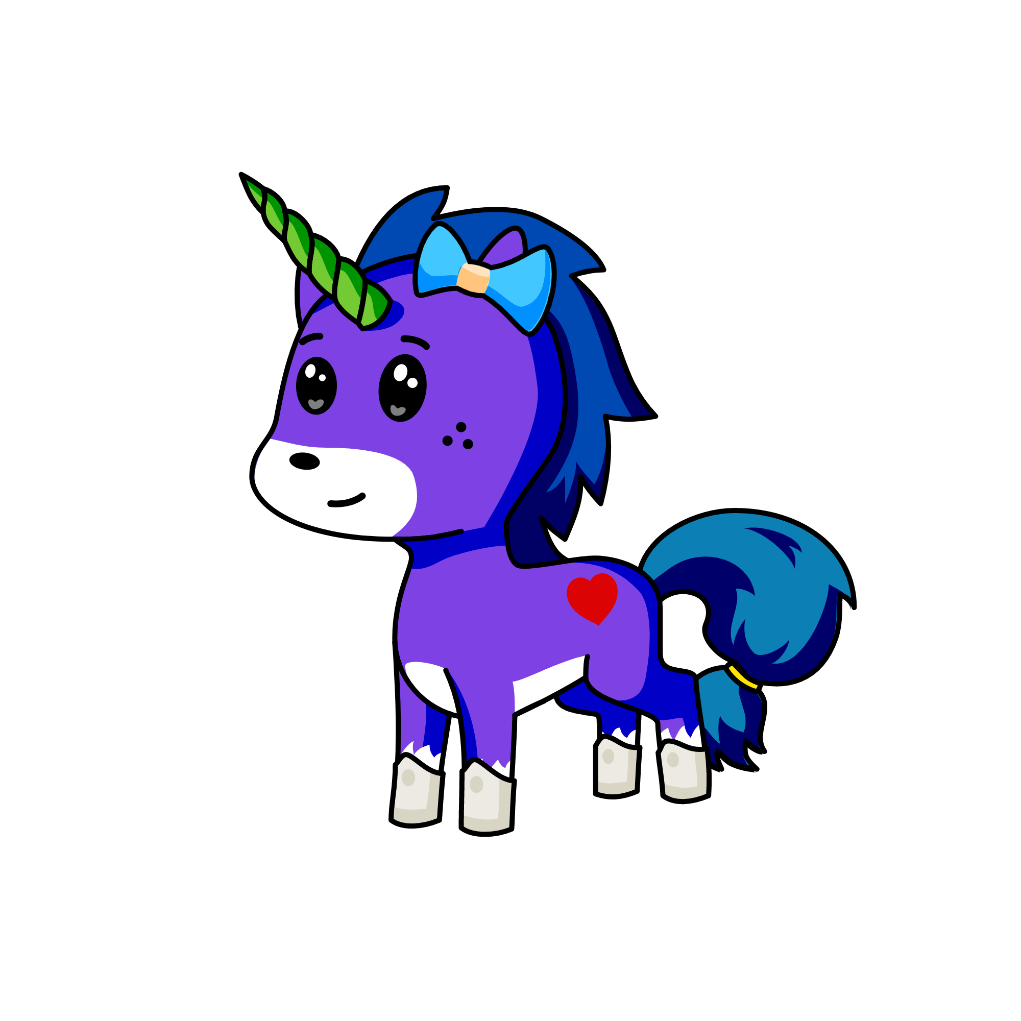 v, the unicorn