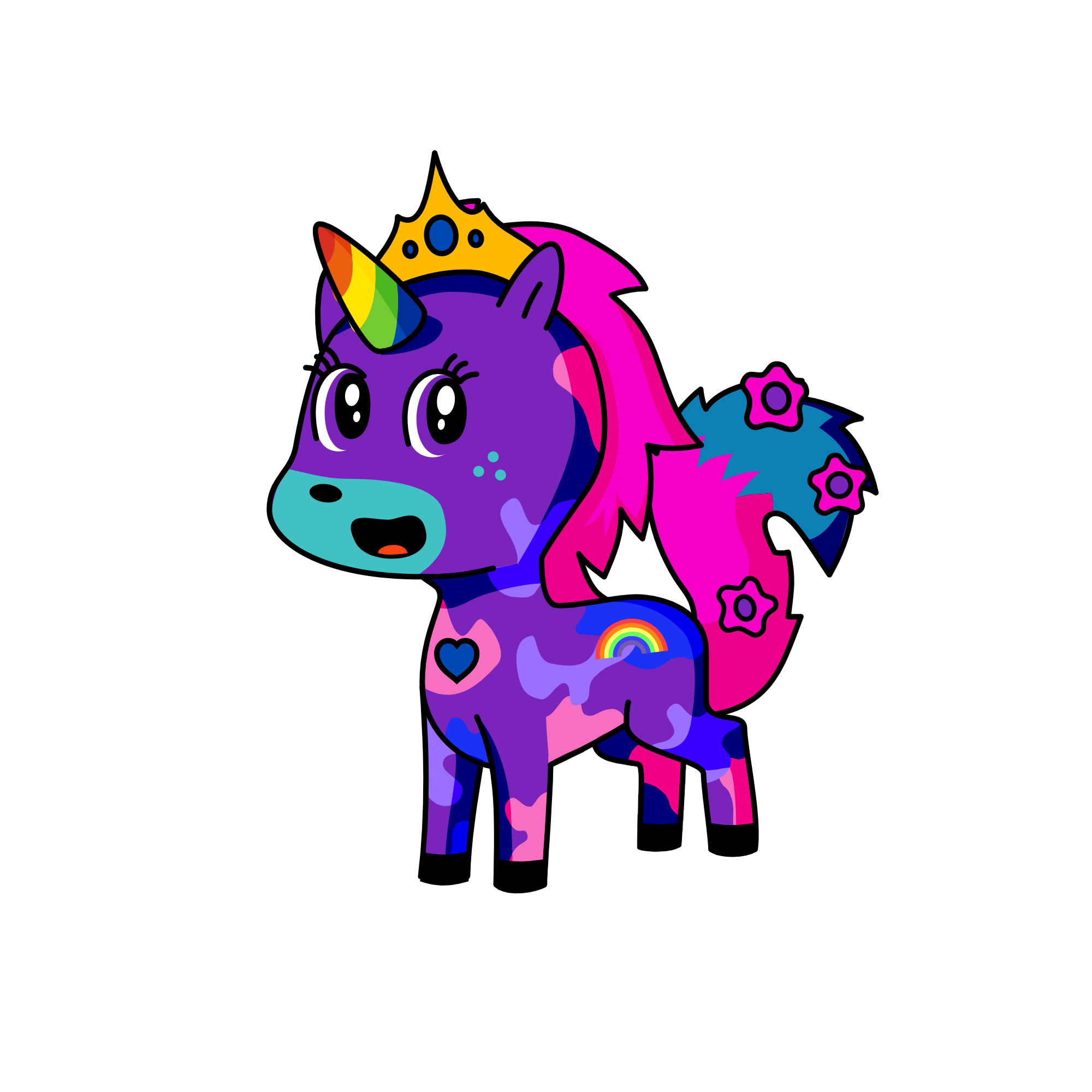 unicorngirl, the unicorn