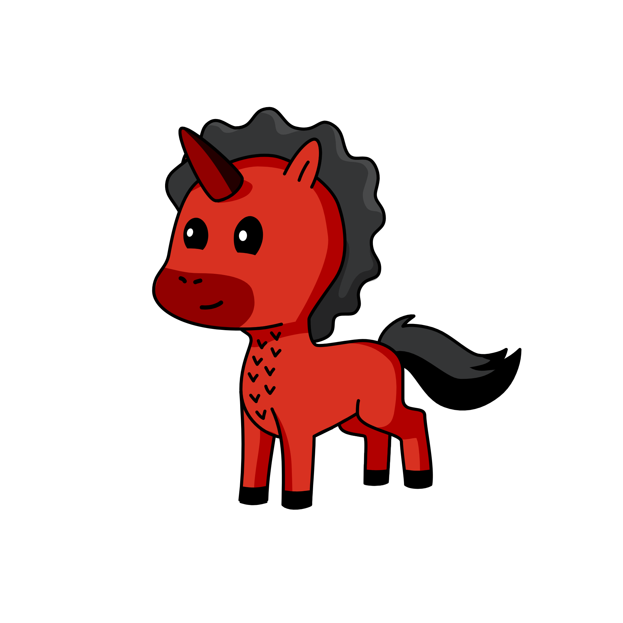 garnet, the unicorn