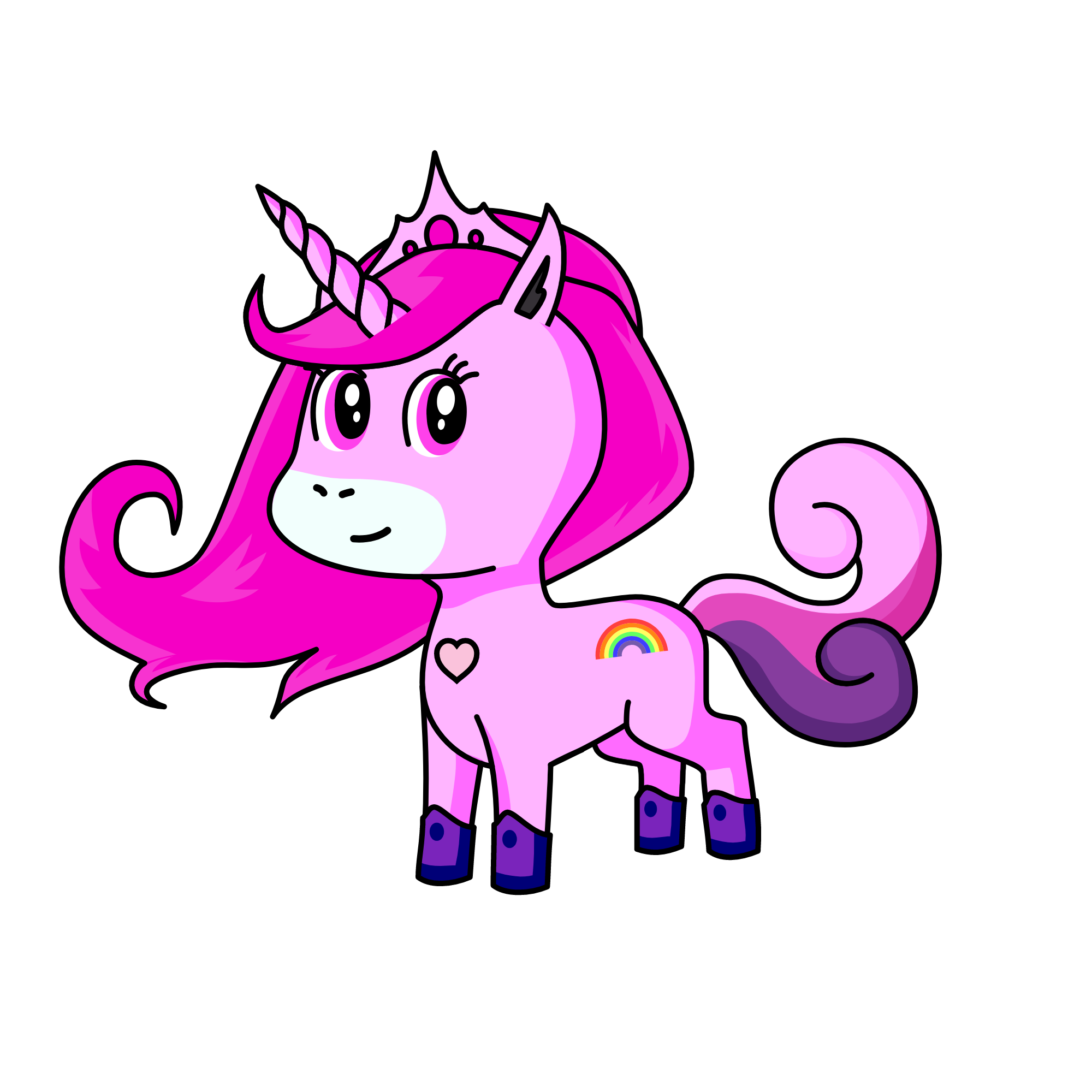 pinky's, the unicorn