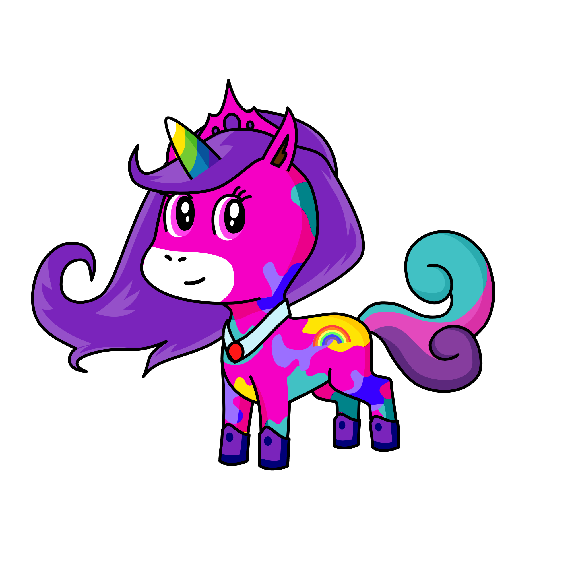 Rainbow Sparkle, the unicorn