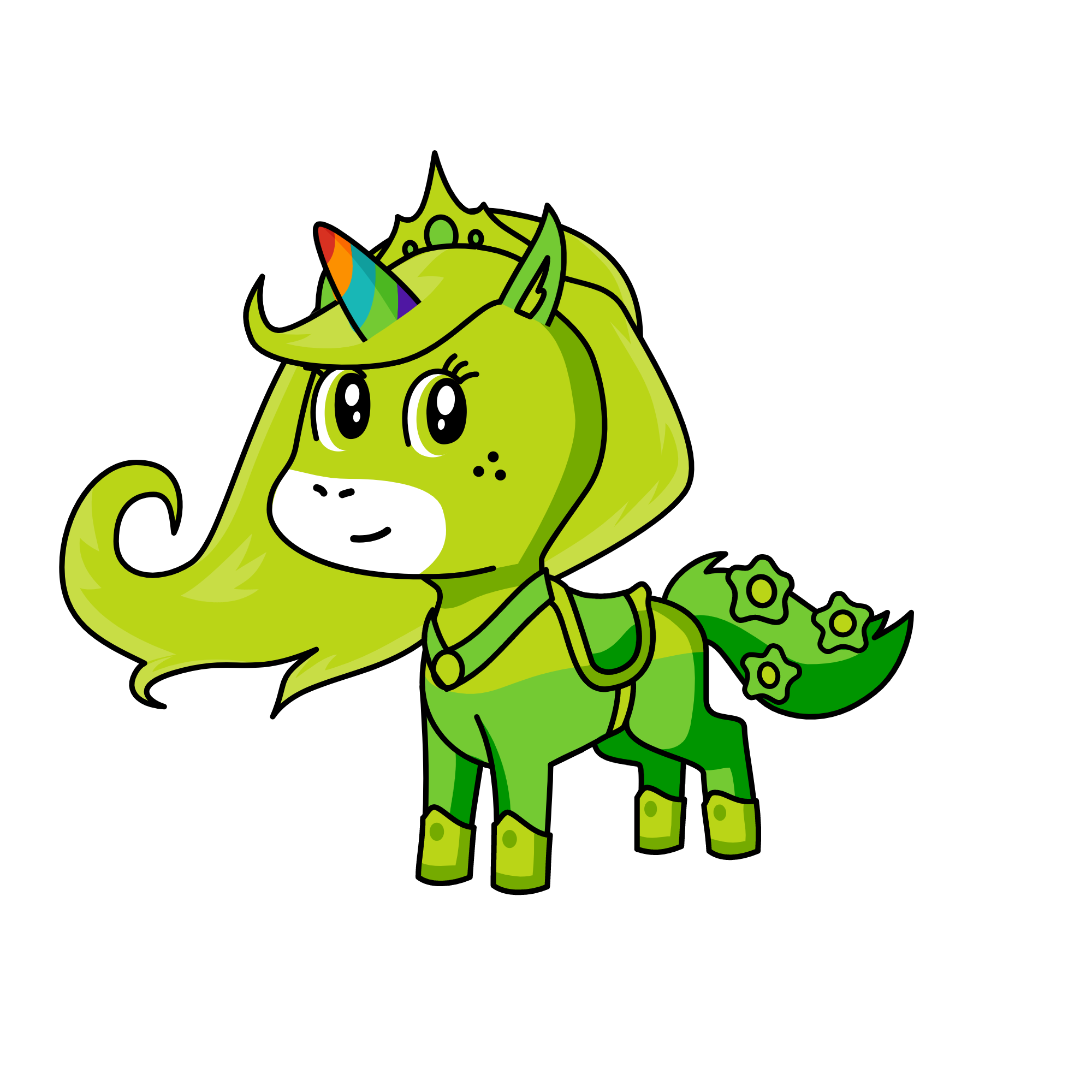 queen of the grass, the unicorn