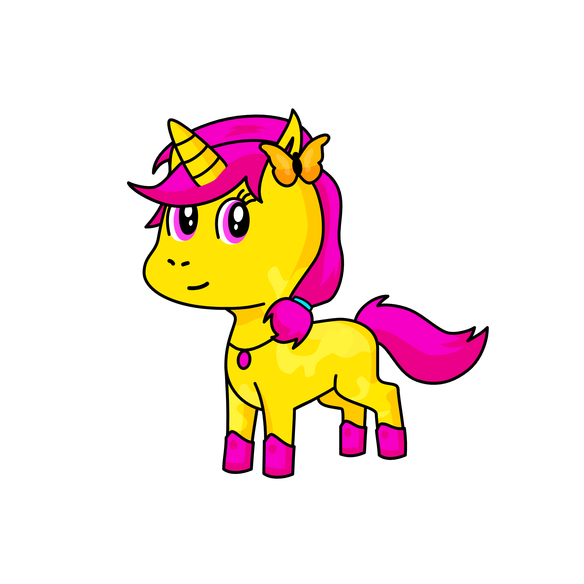 flutershy, the unicorn