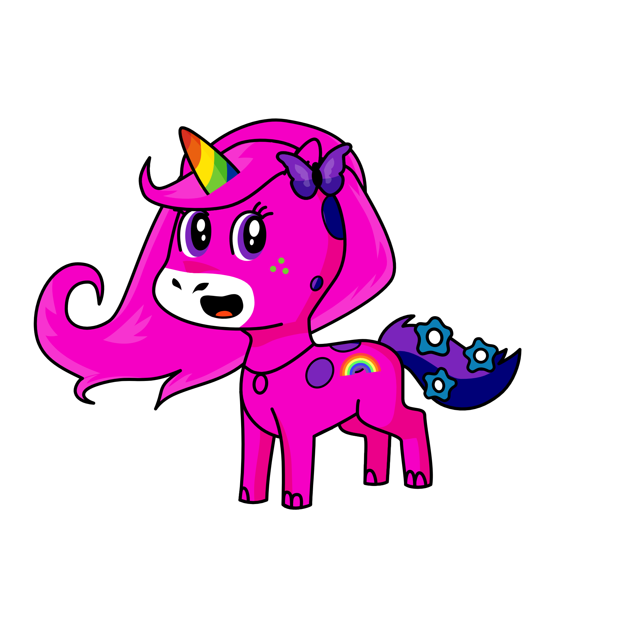 Rainbowa, the unicorn