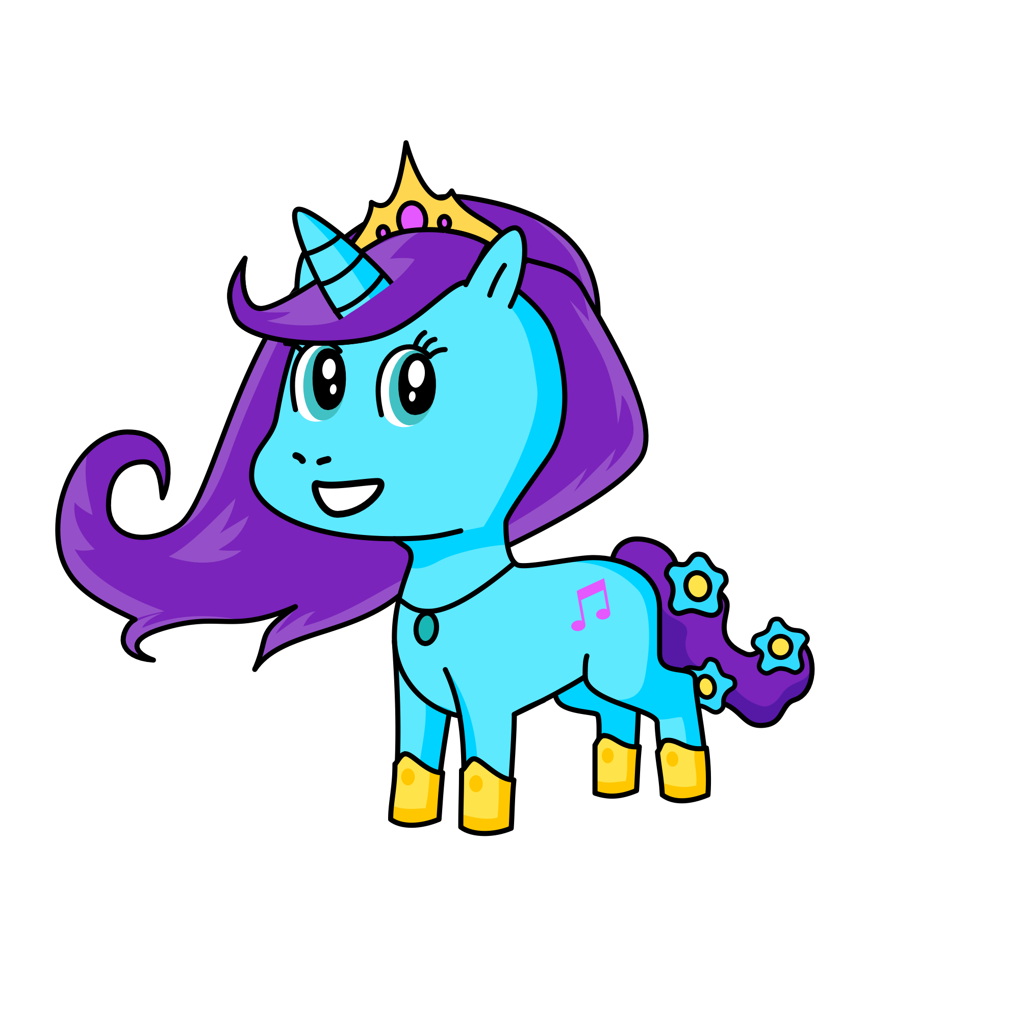 Toffee , the unicorn