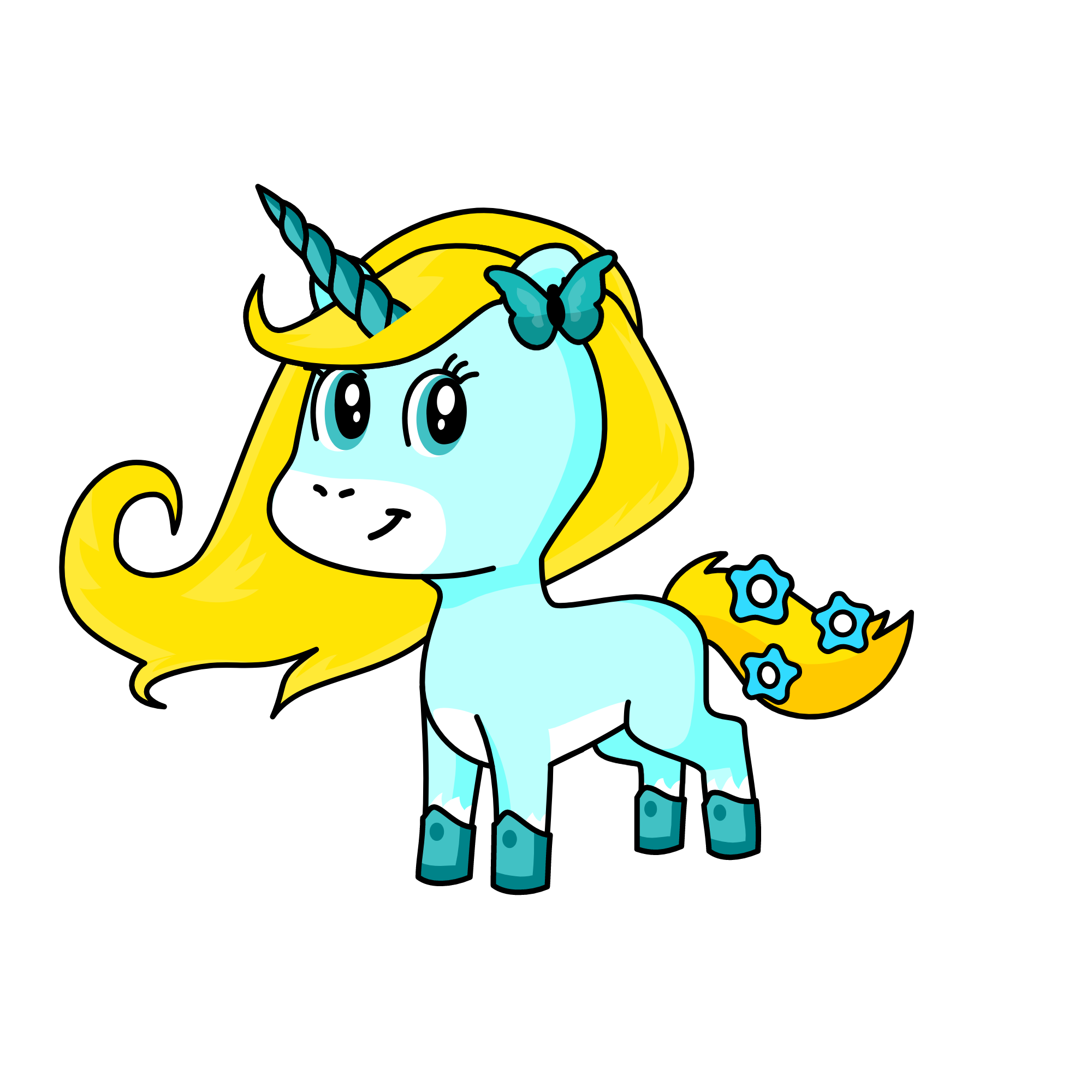 Icey, the unicorn