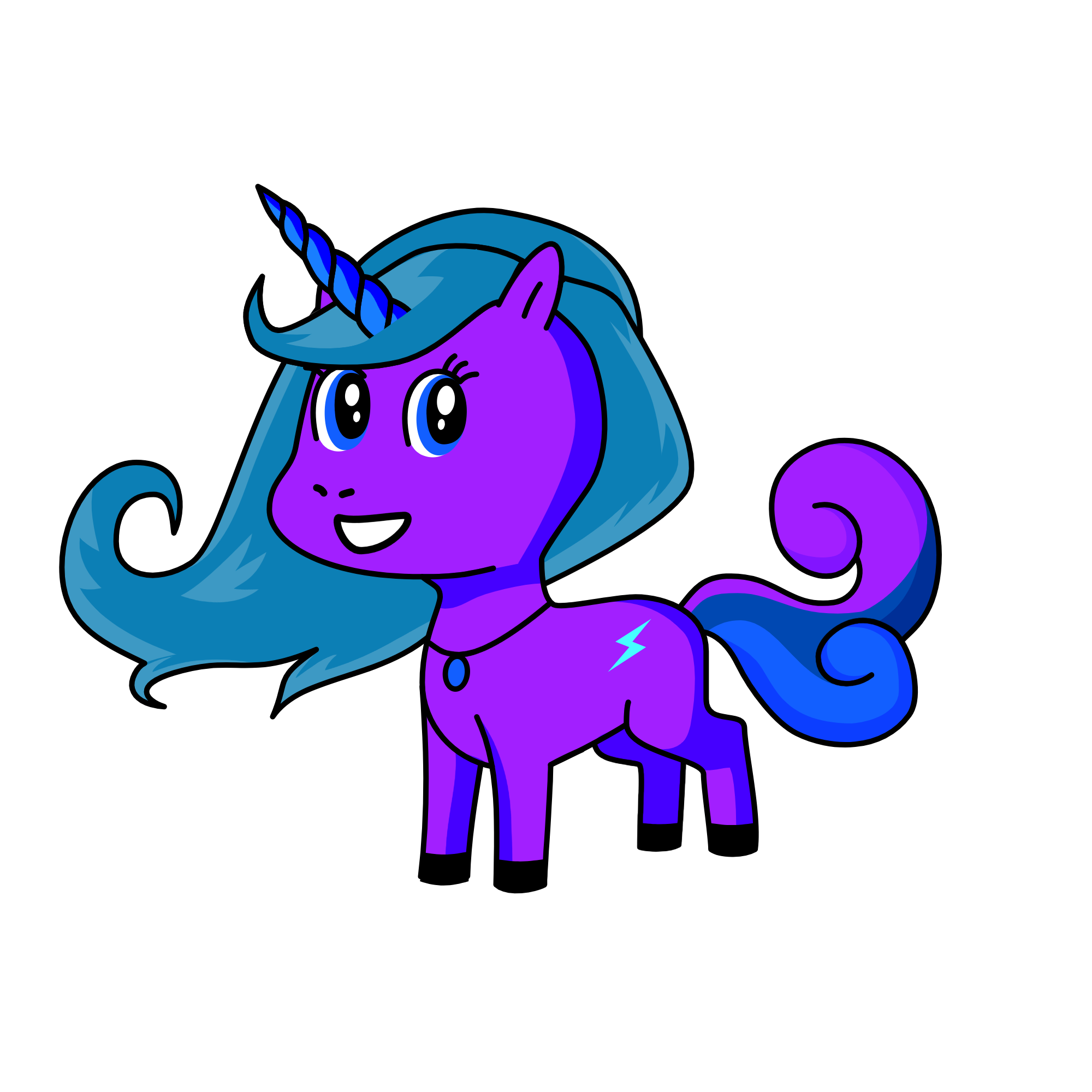 Dawn, the unicorn