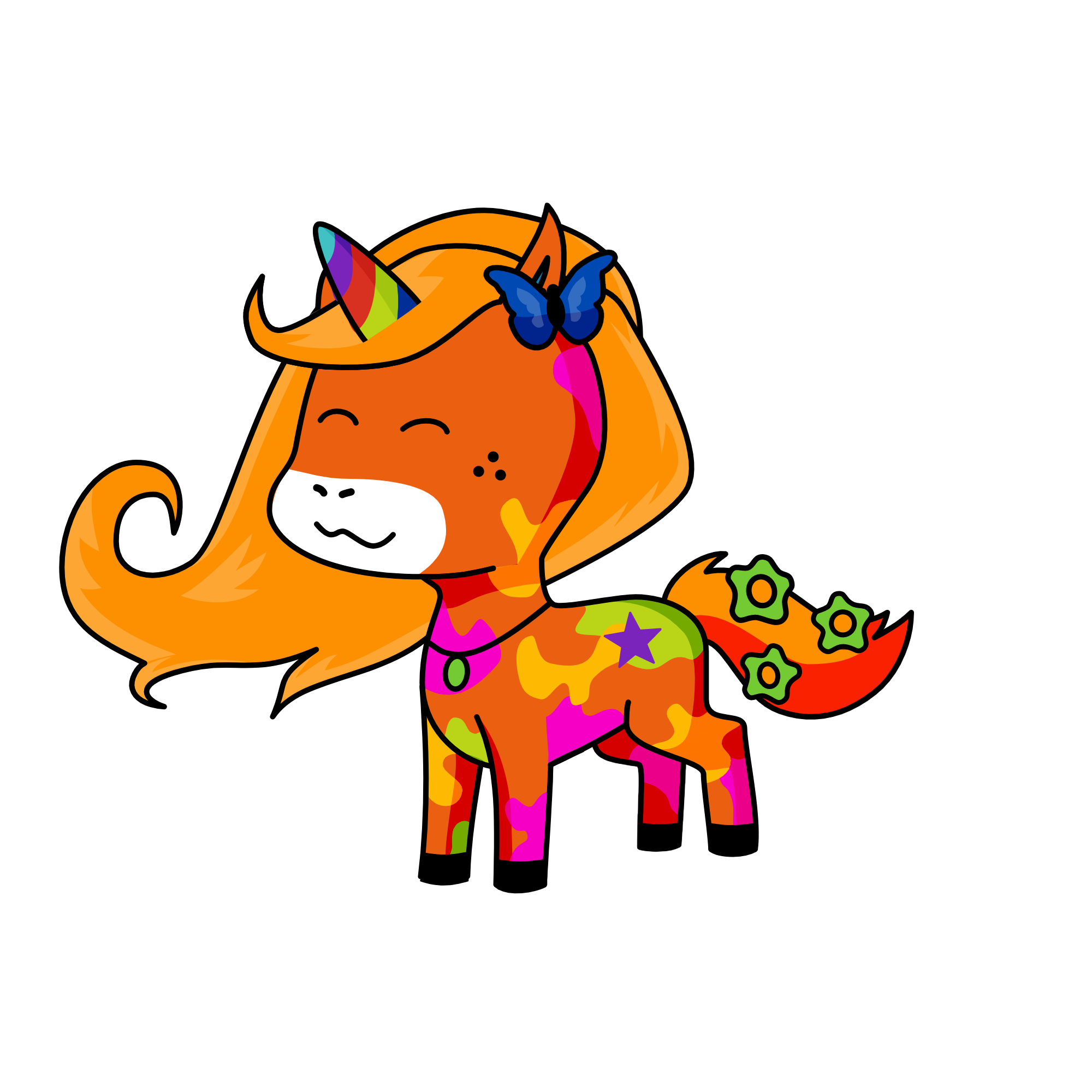 blla, the unicorn