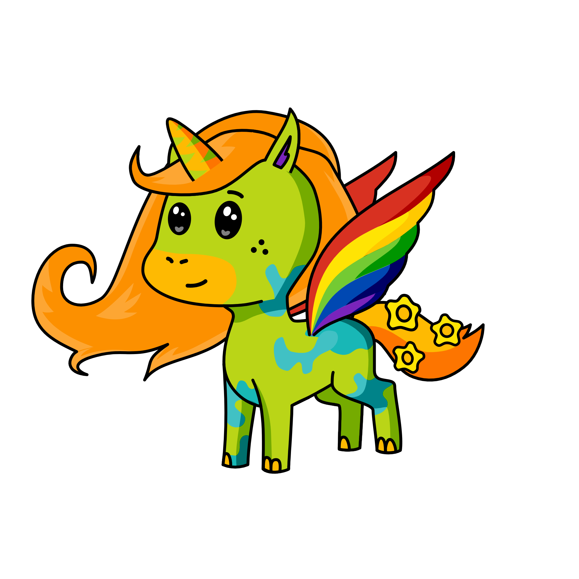 beautiful, the unicorn