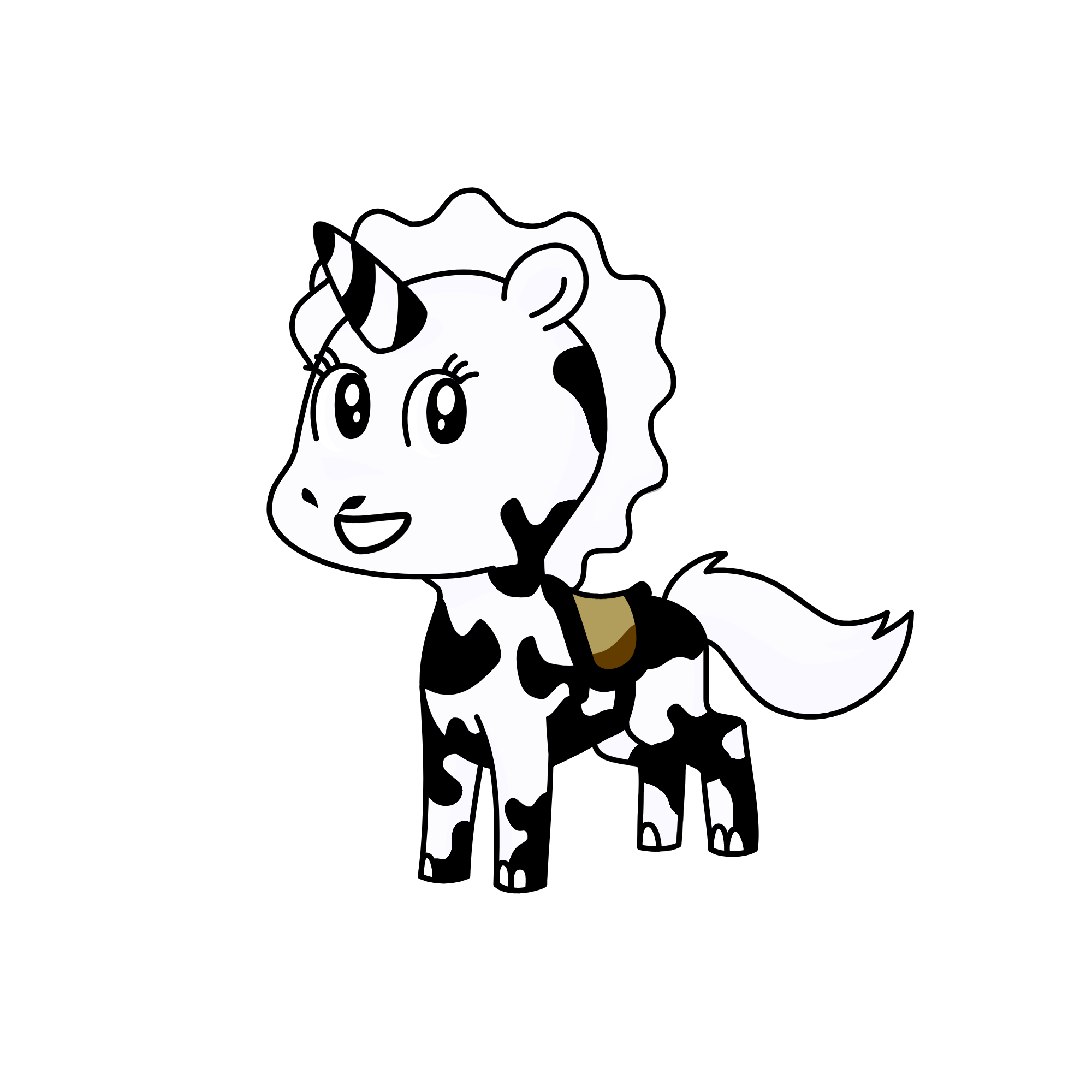 Me cow, the unicorn