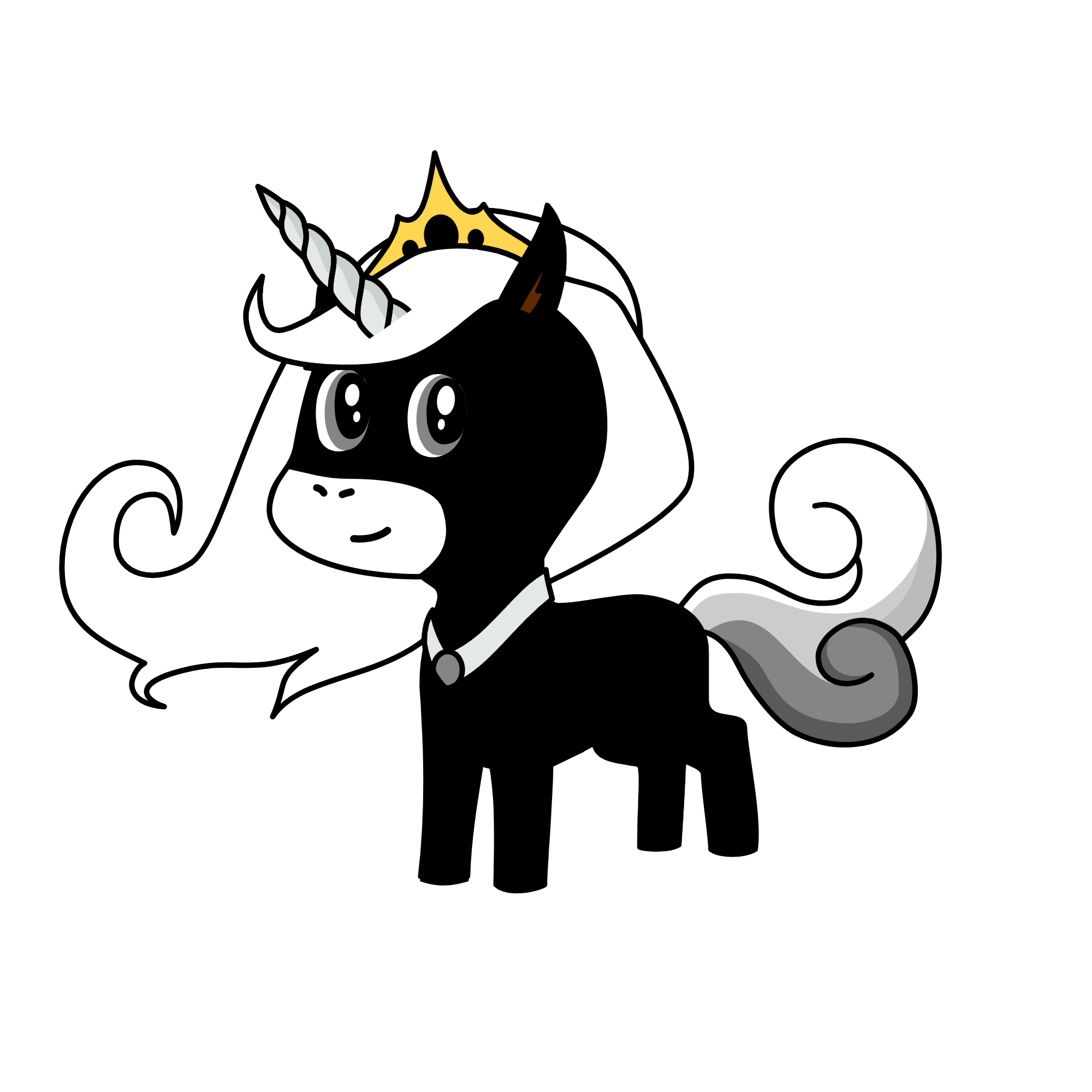 Moonlight, the unicorn