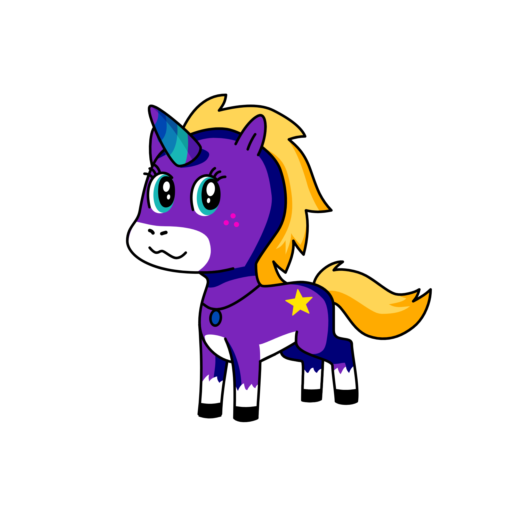 Galaxycorn, the unicorn