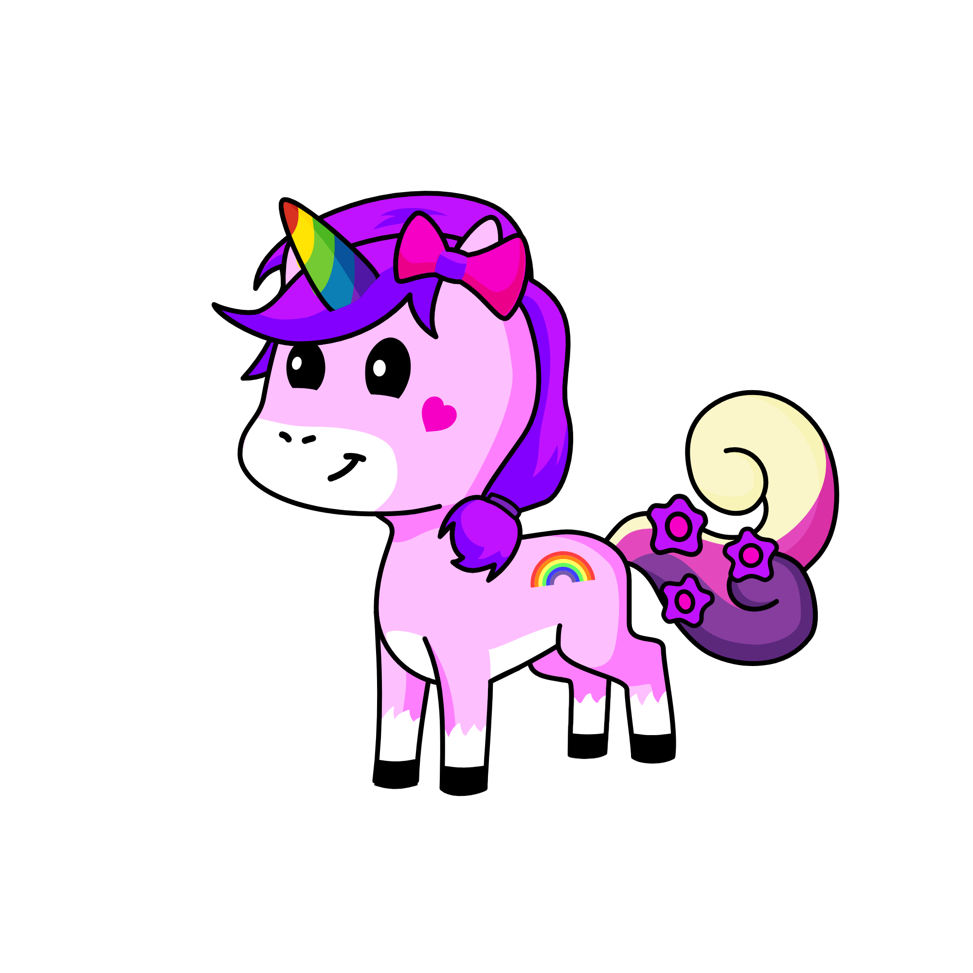 Fluffy, the unicorn