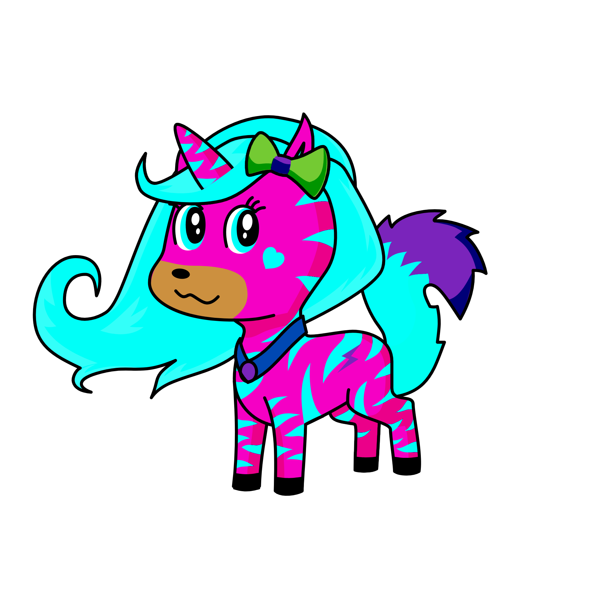 fuzz, the unicorn