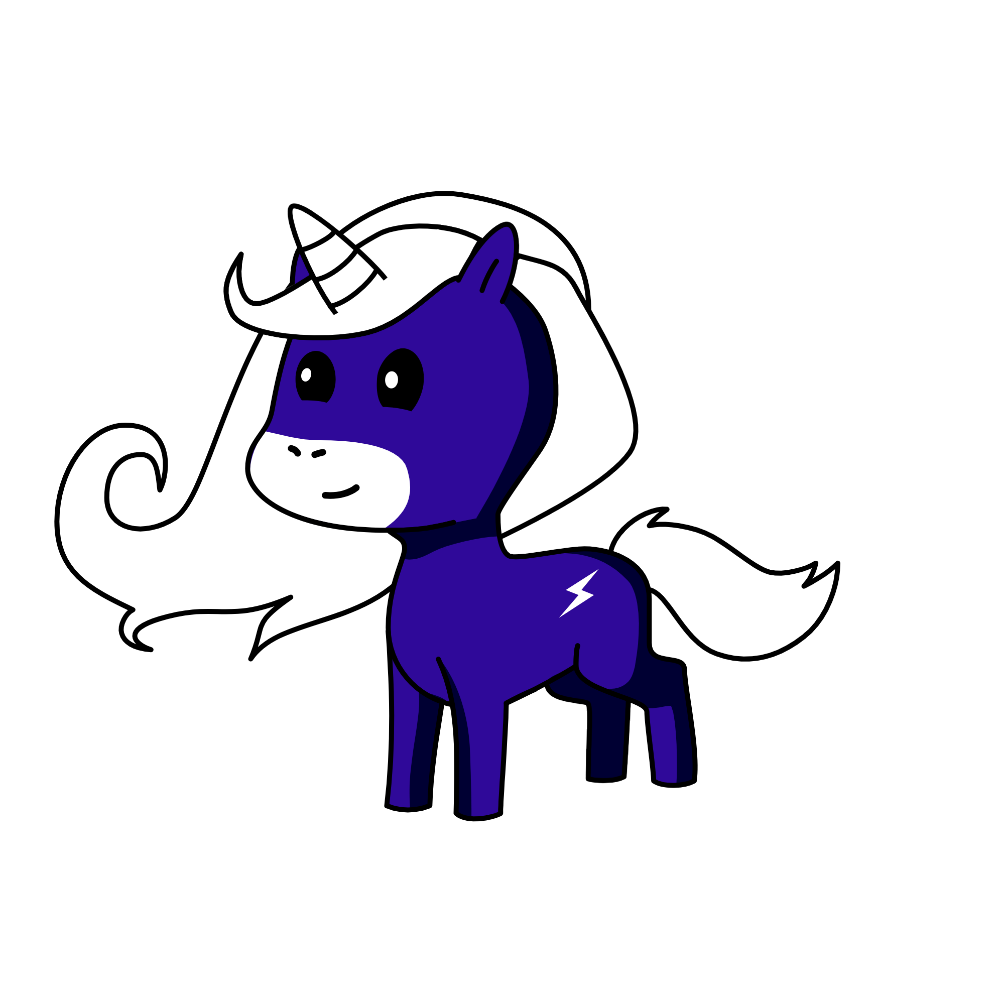 Canvas, the unicorn