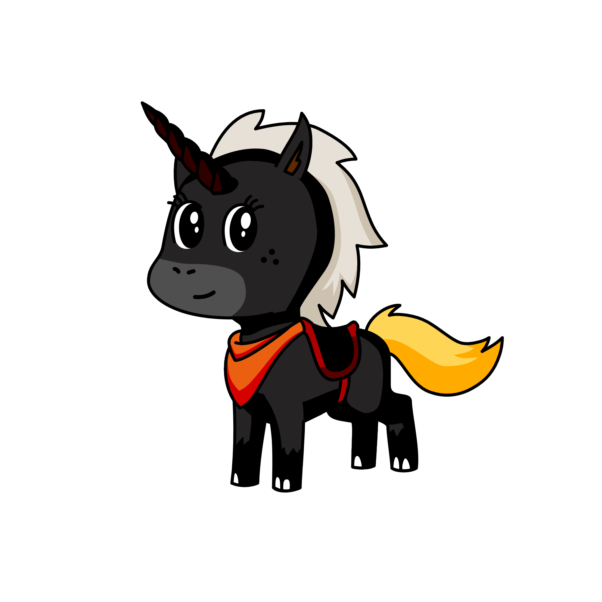 lonley., the unicorn