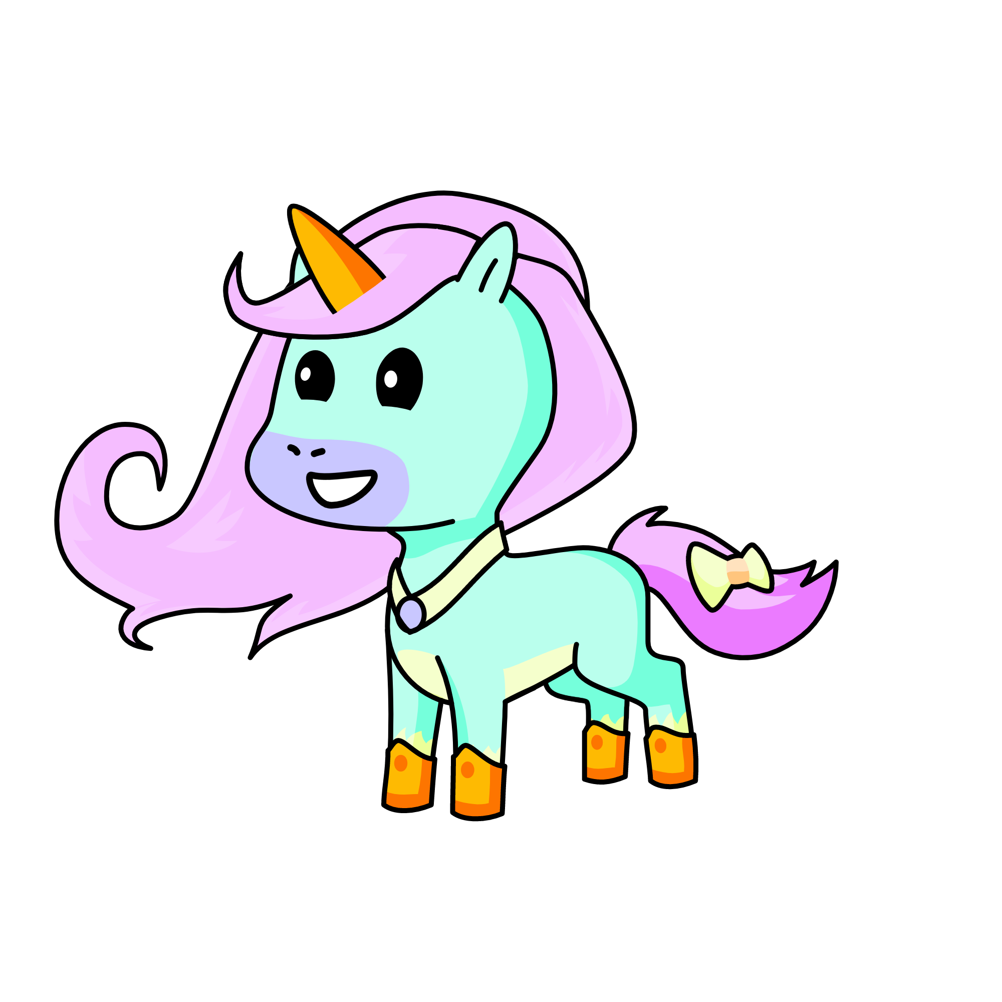 Fair Coton Candy, the unicorn