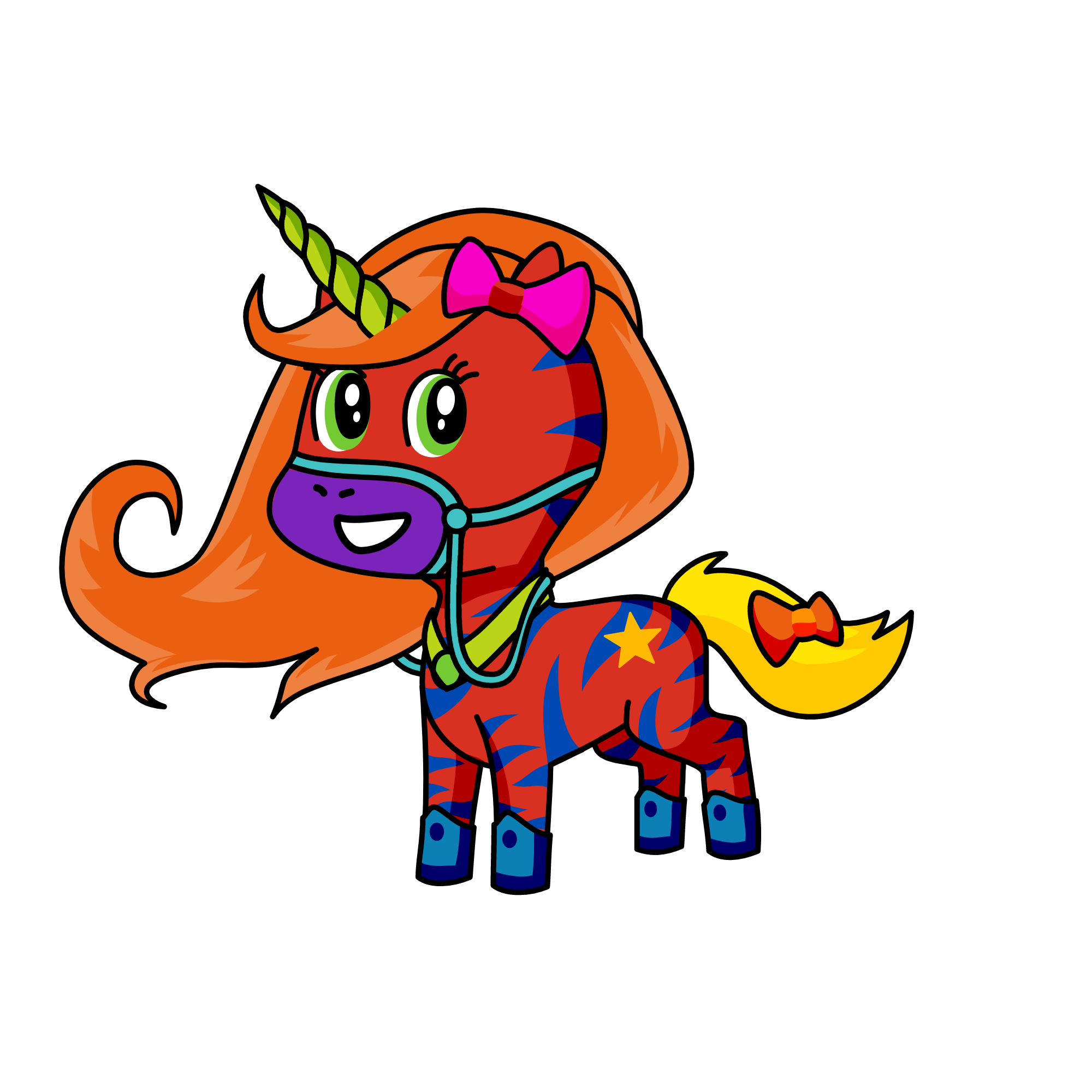 rainbow, the unicorn