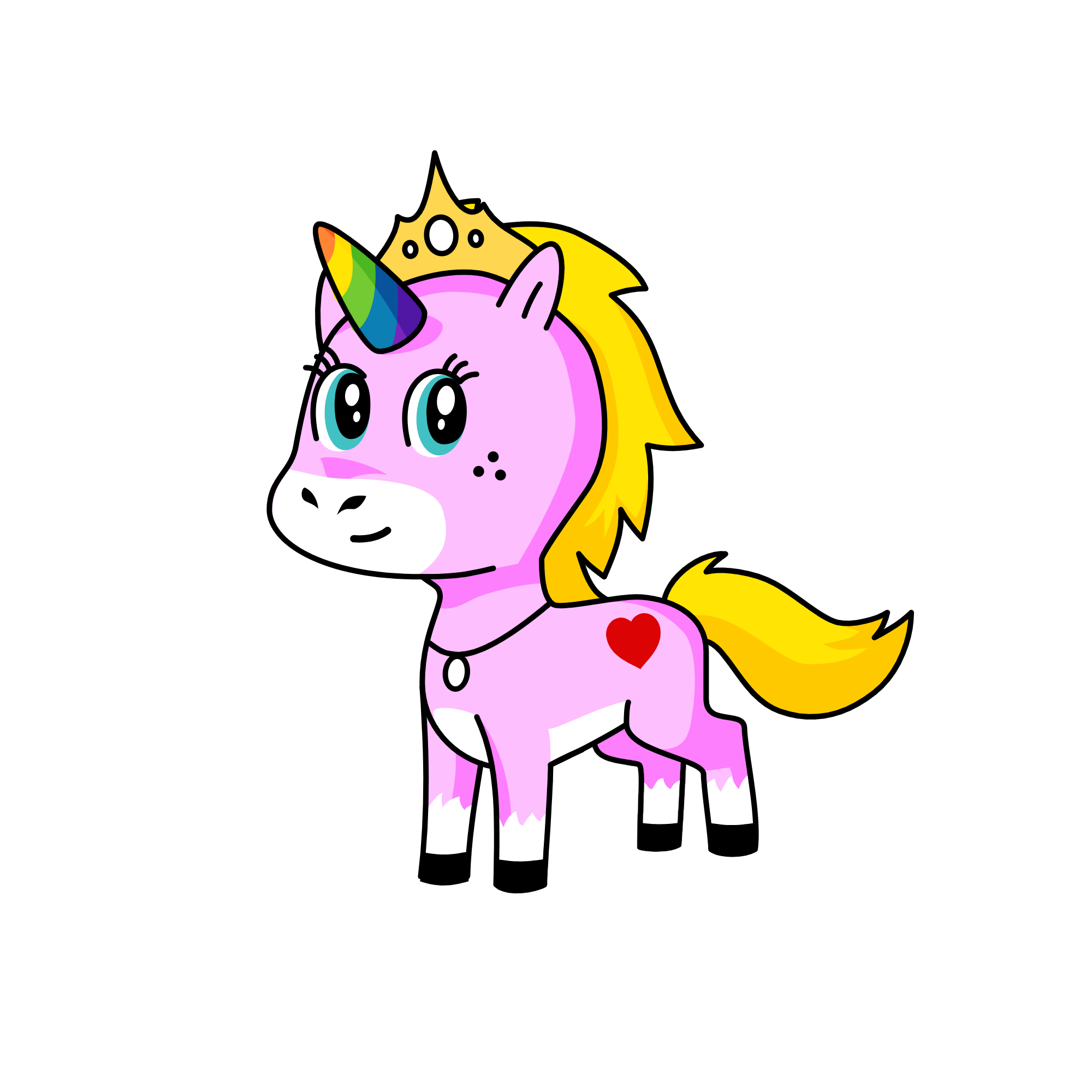 ميمو, the unicorn