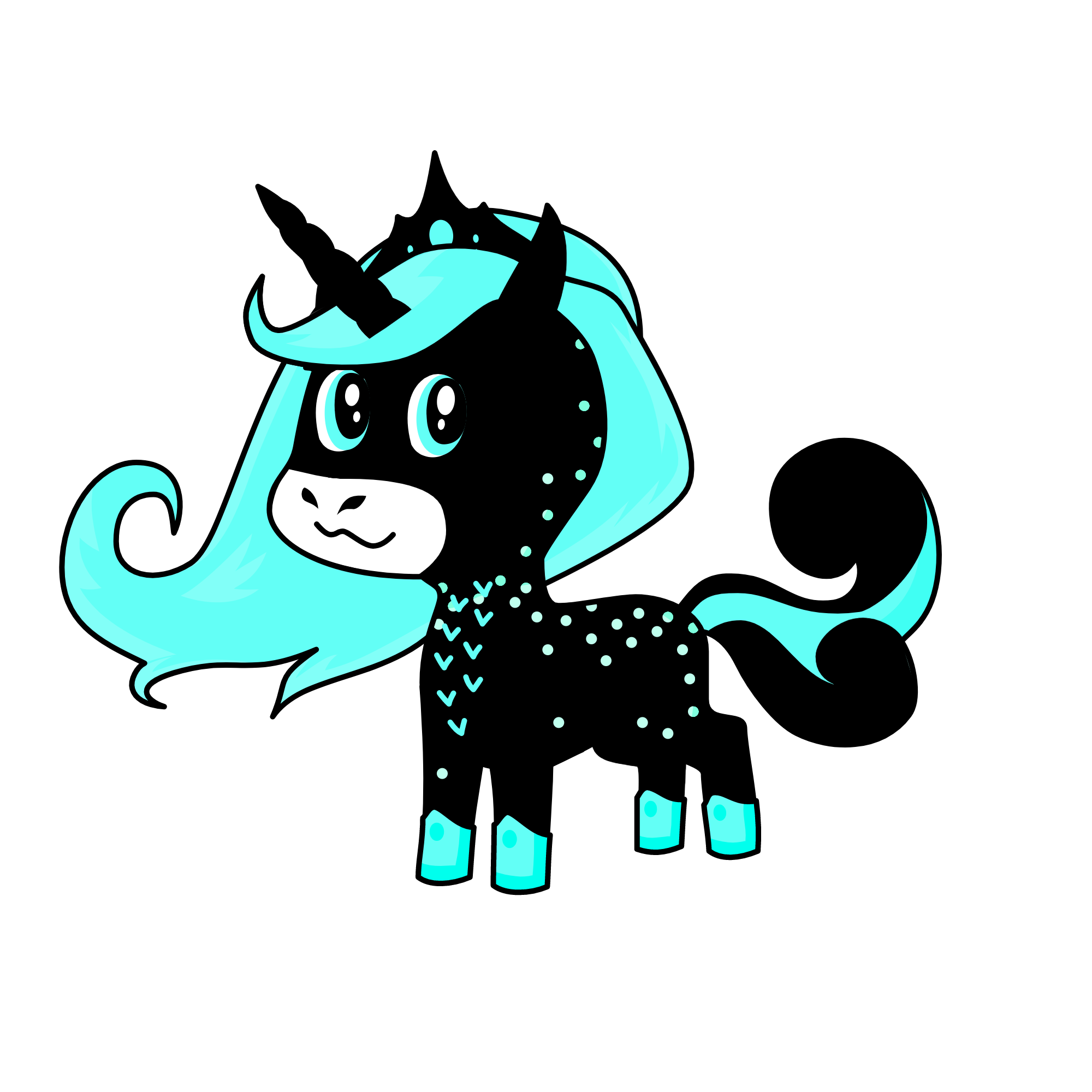 Midnight, the unicorn