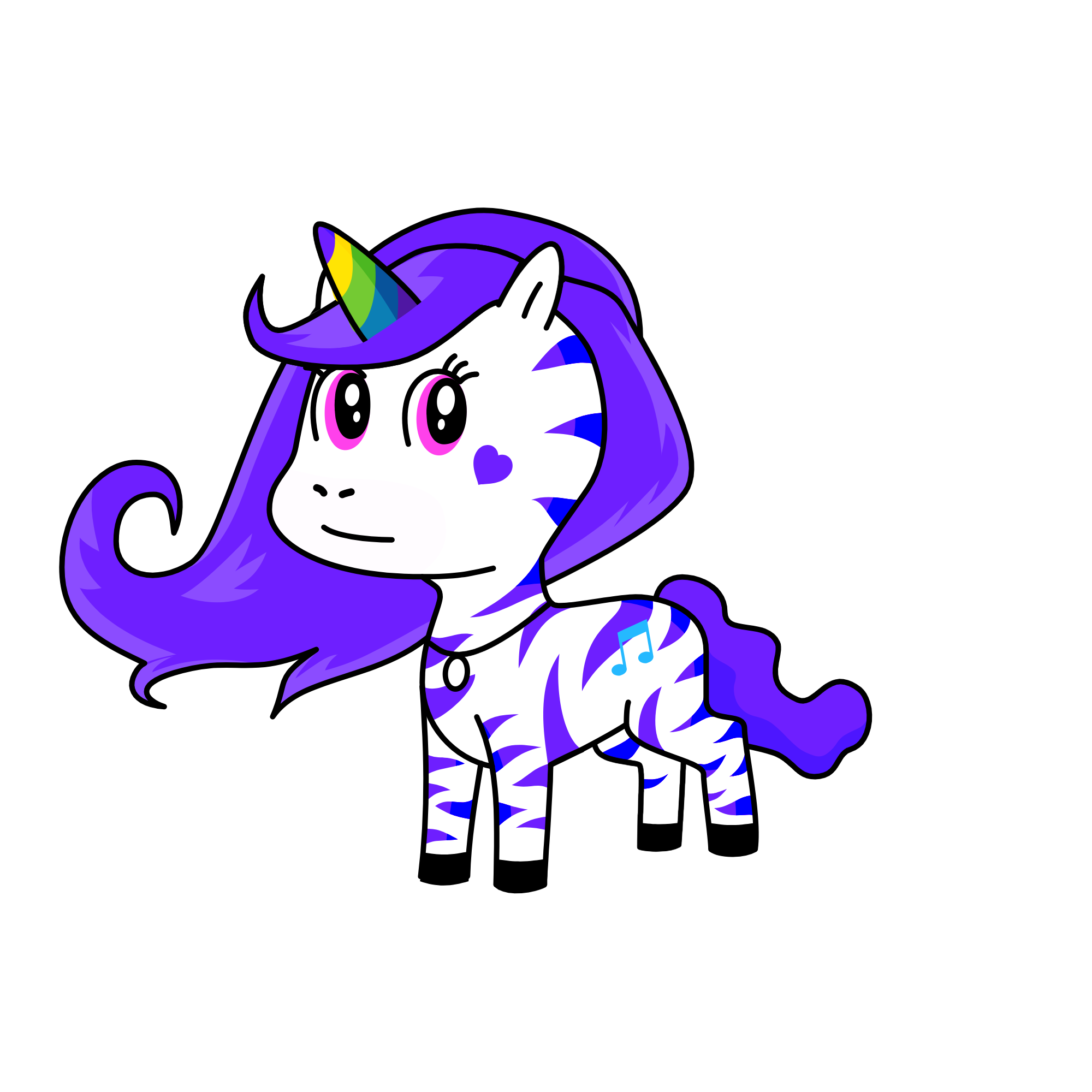 Midnight, the unicorn