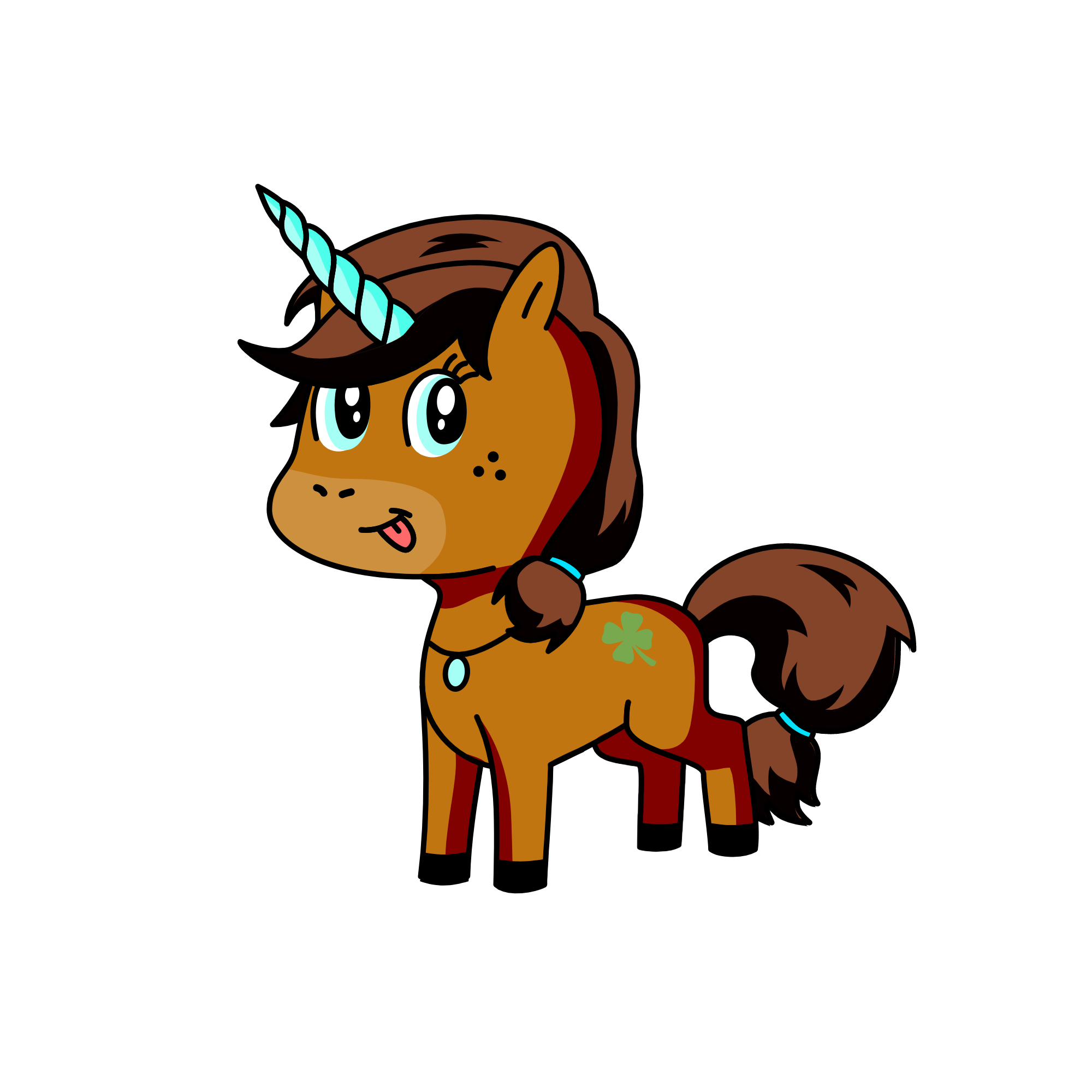 clover, the unicorn
