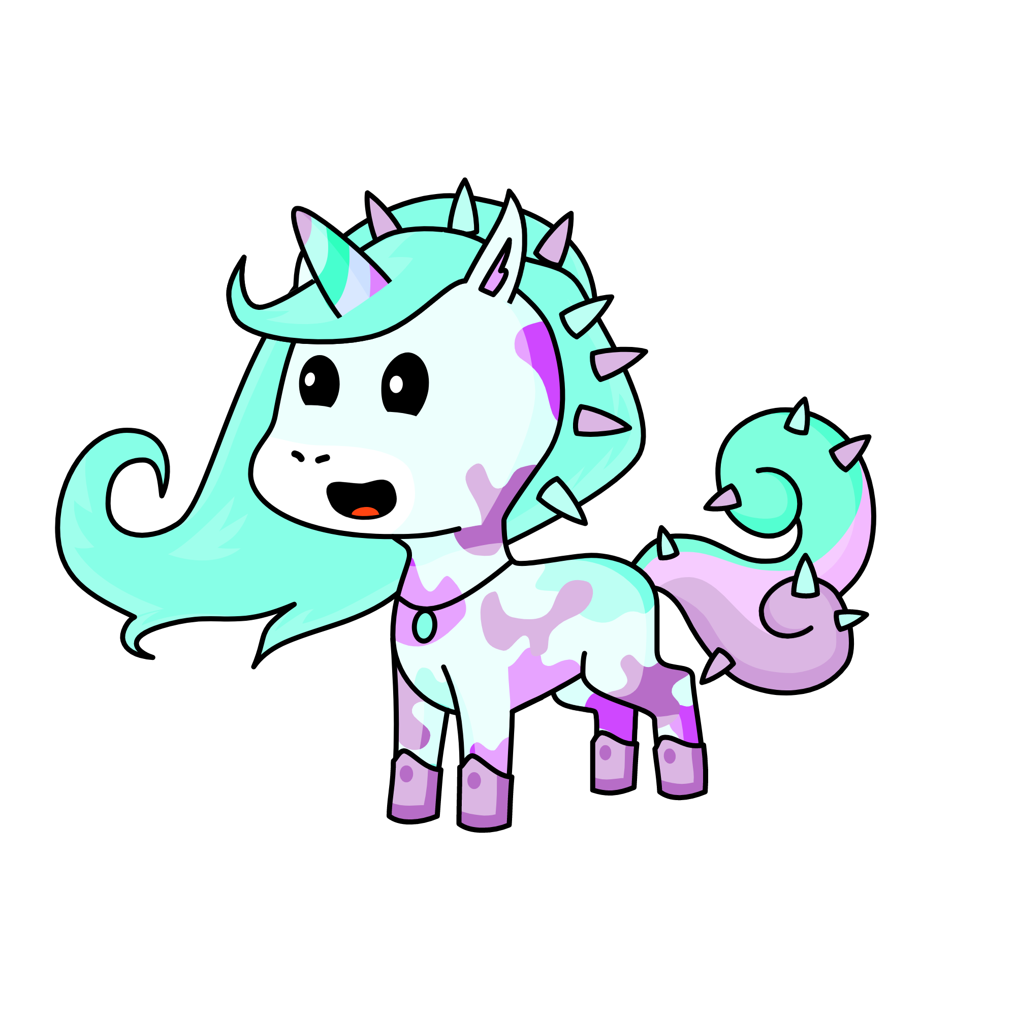 Snow Flake, the unicorn