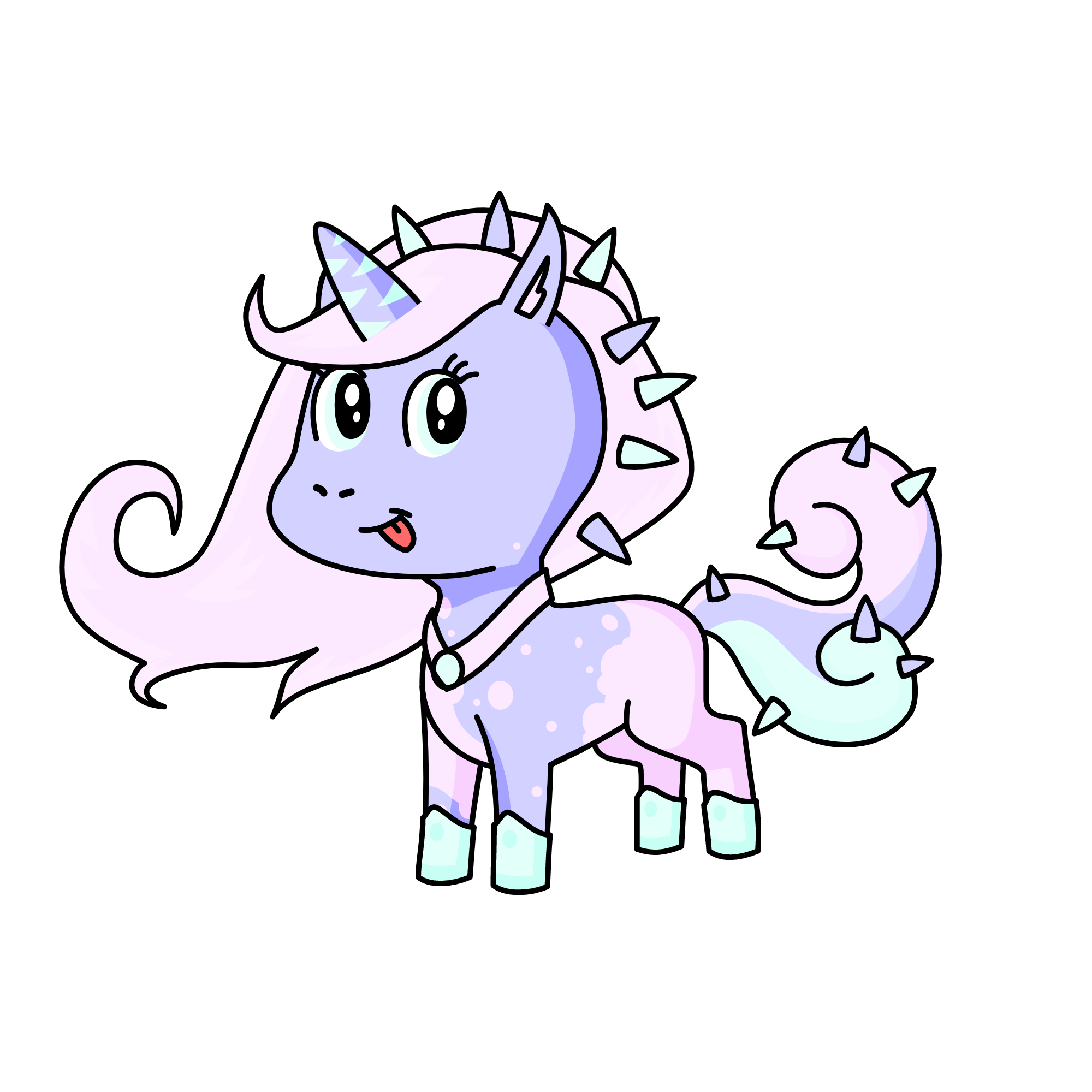 Coral, the unicorn