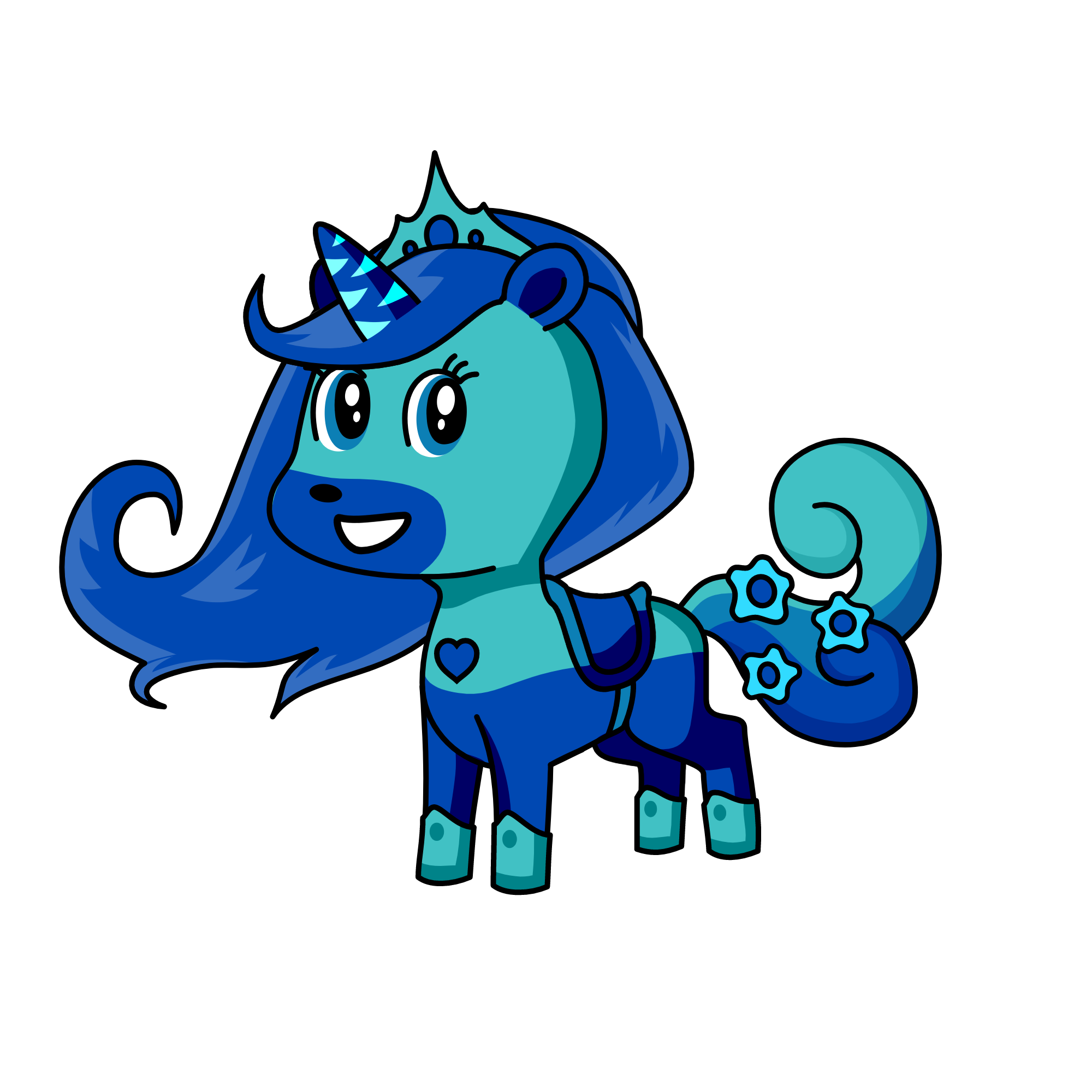 winter, the unicorn