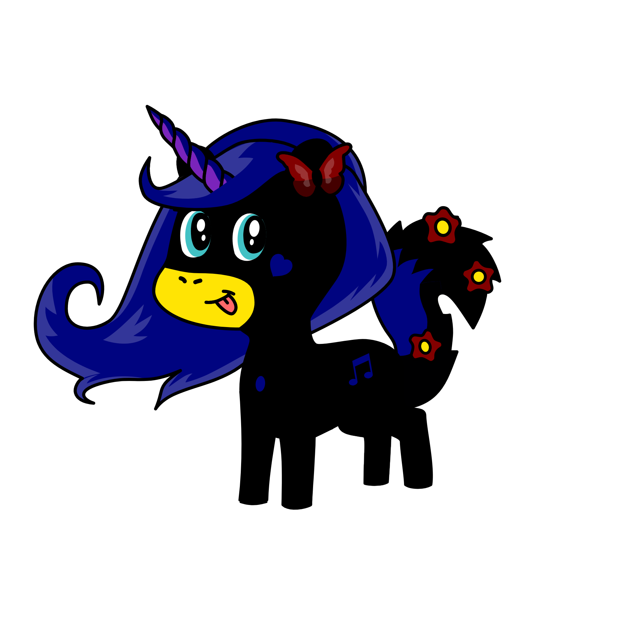 Midnight, the unicorn