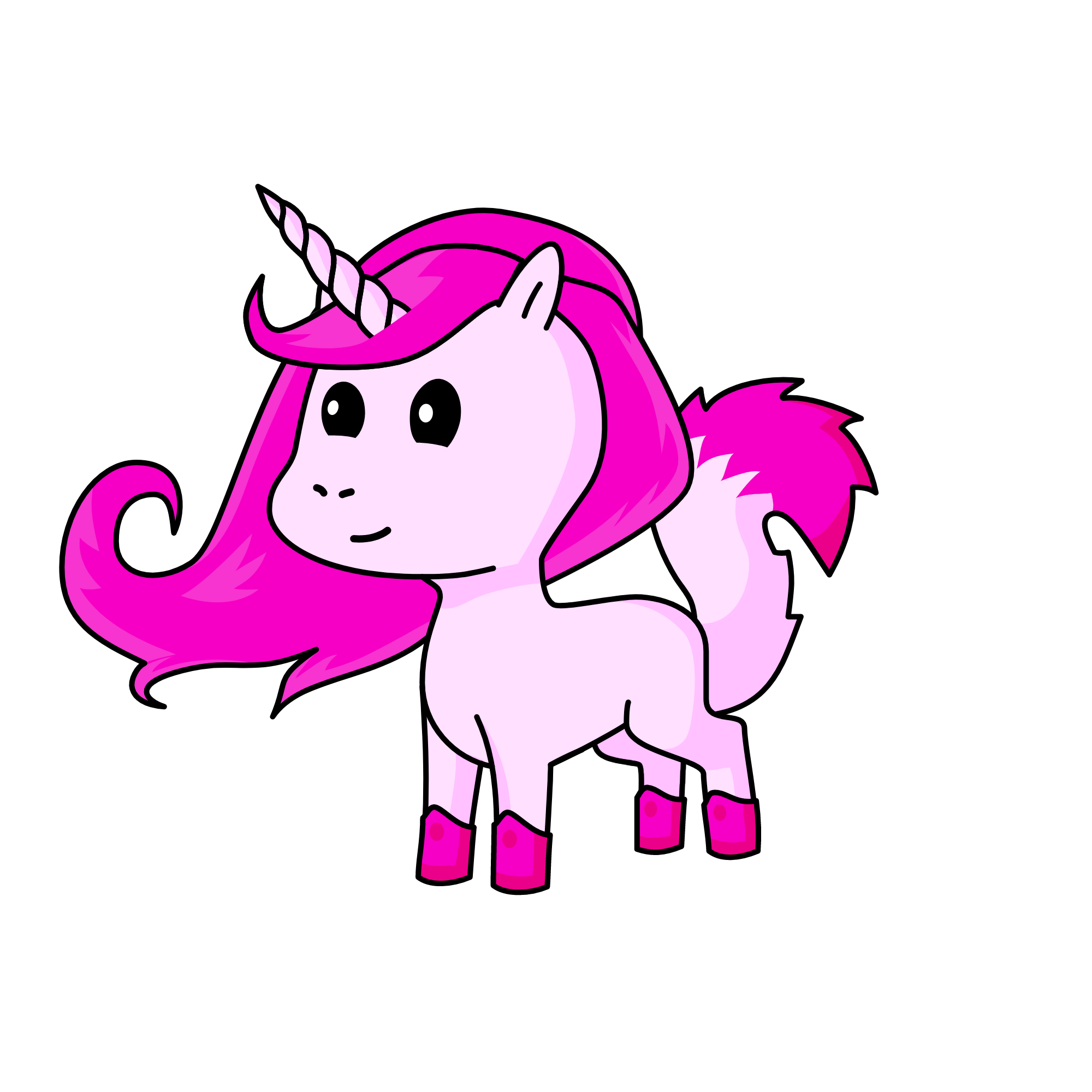 Pinkeypie, the unicorn