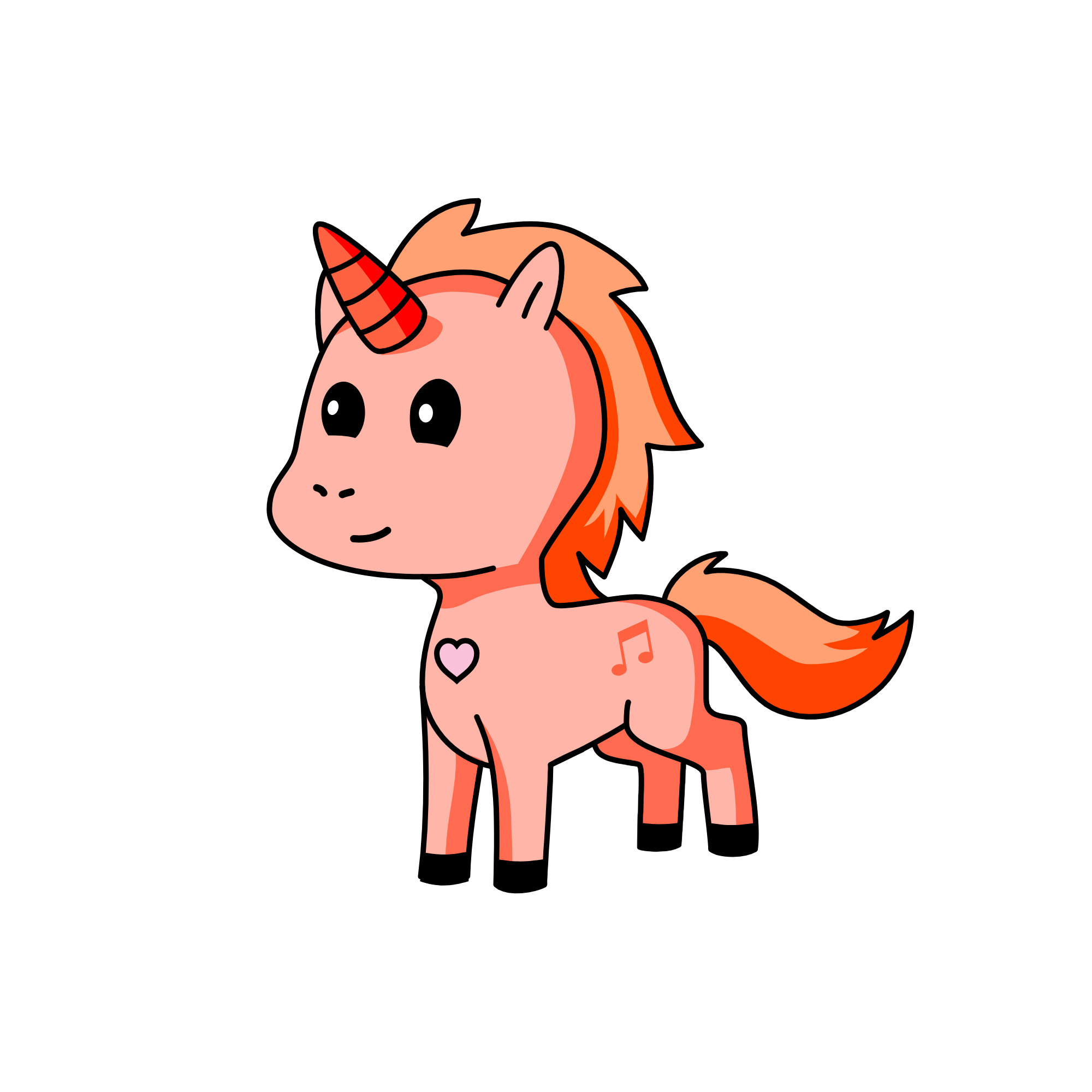 Peaches, the unicorn