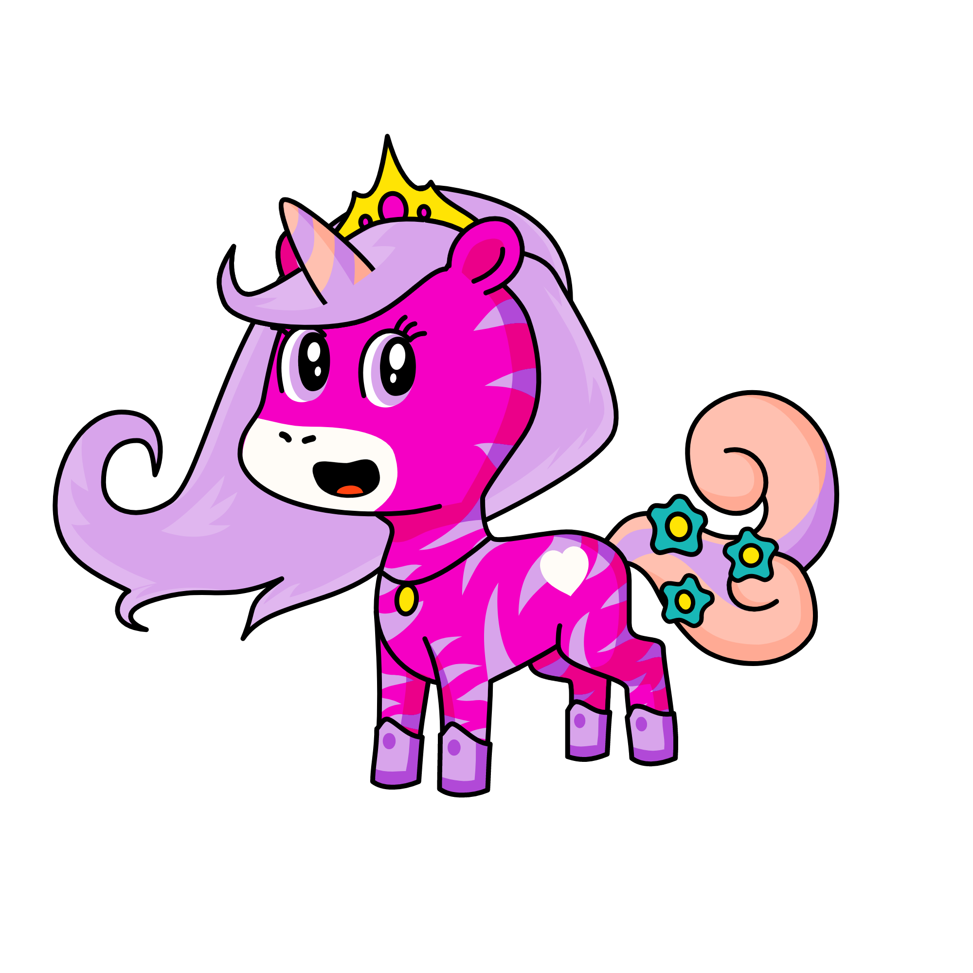 Pinky, the unicorn