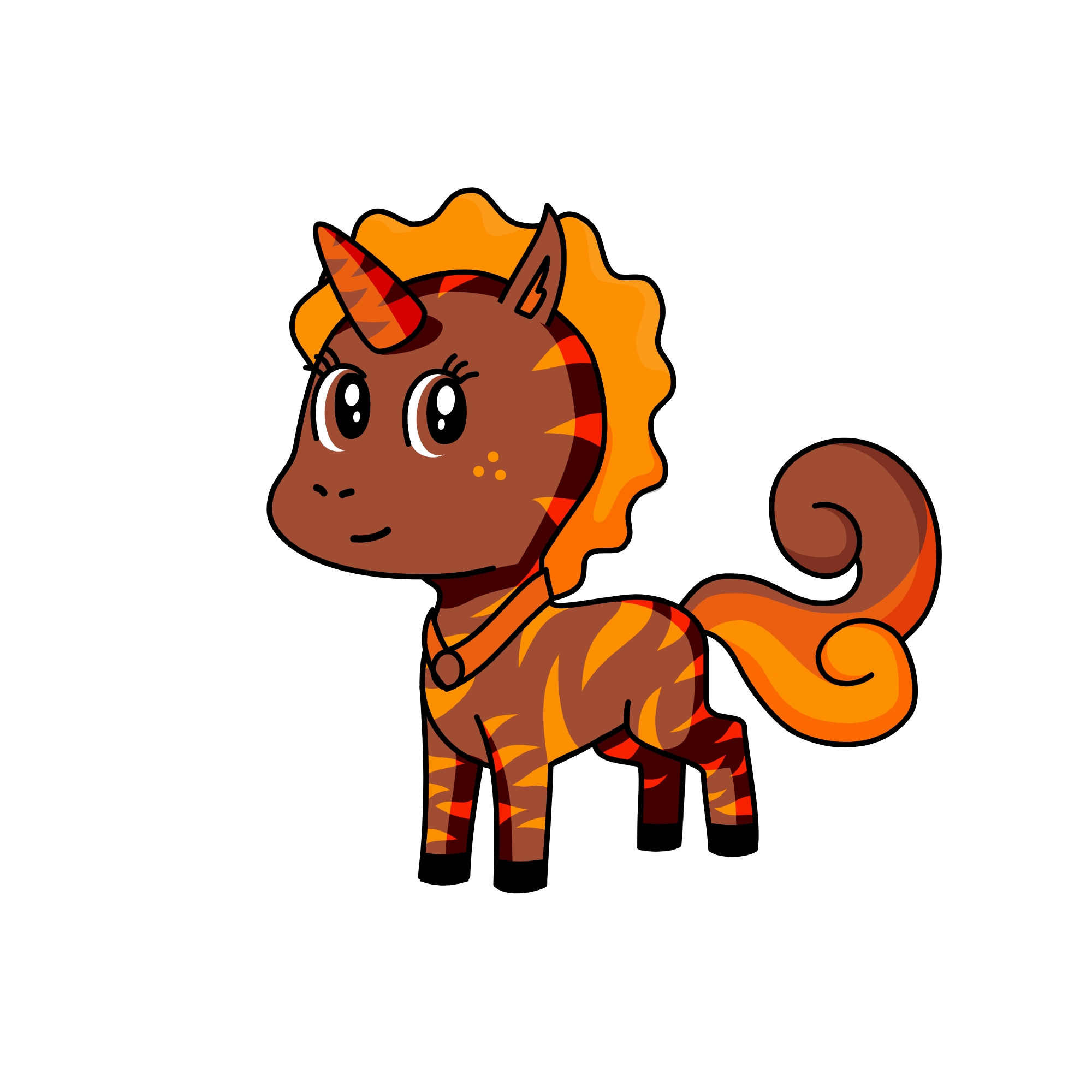 fire, the unicorn