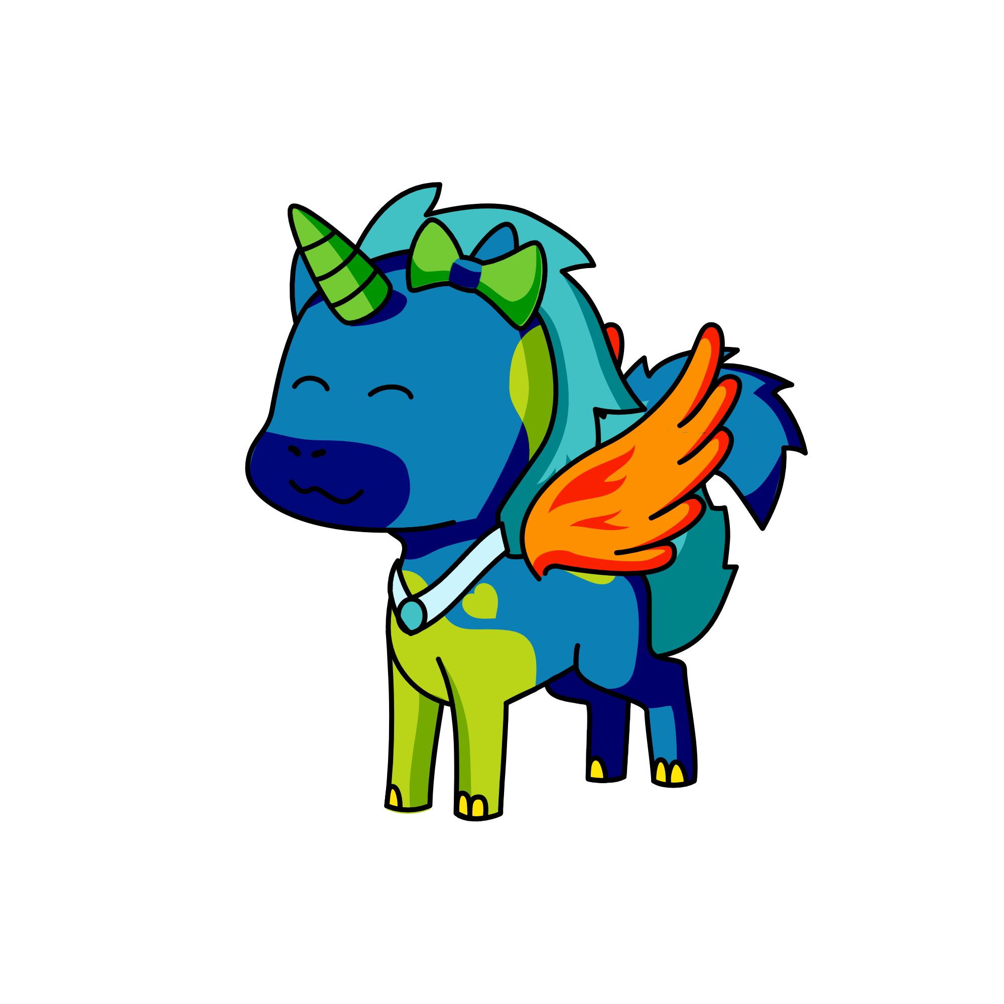 Aqua, the unicorn