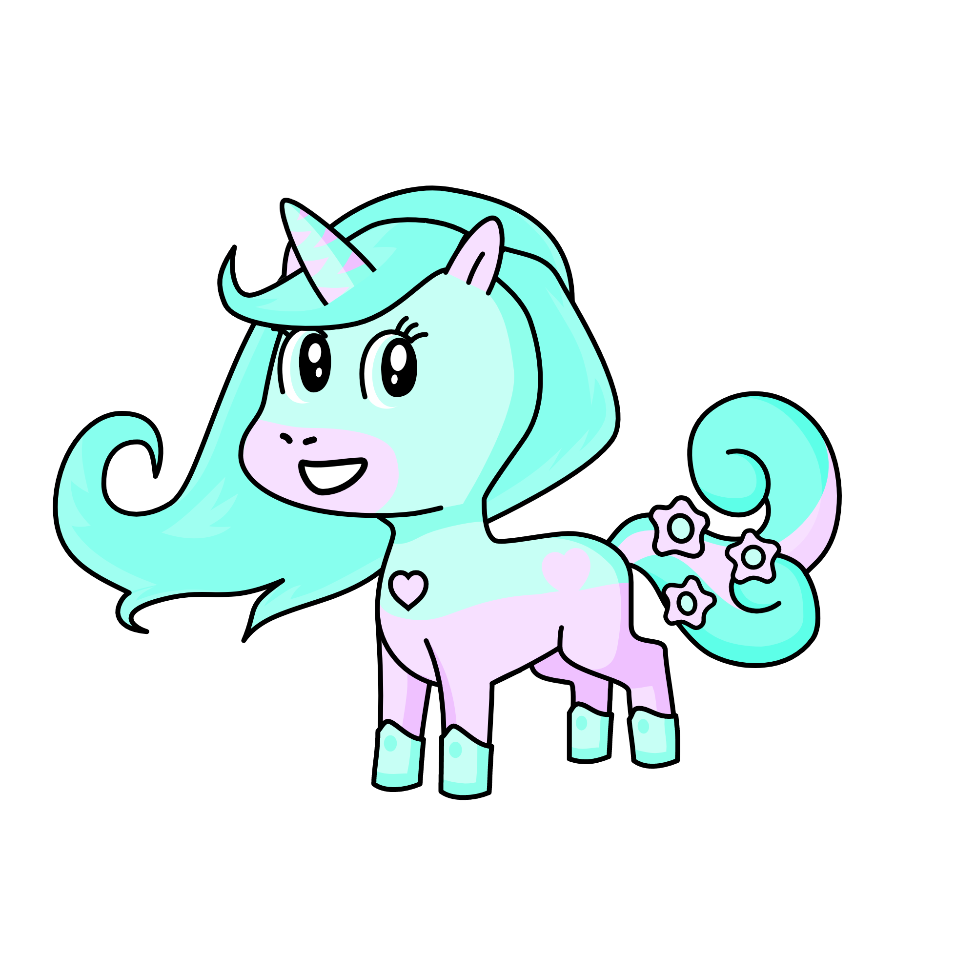cotten candy, the unicorn