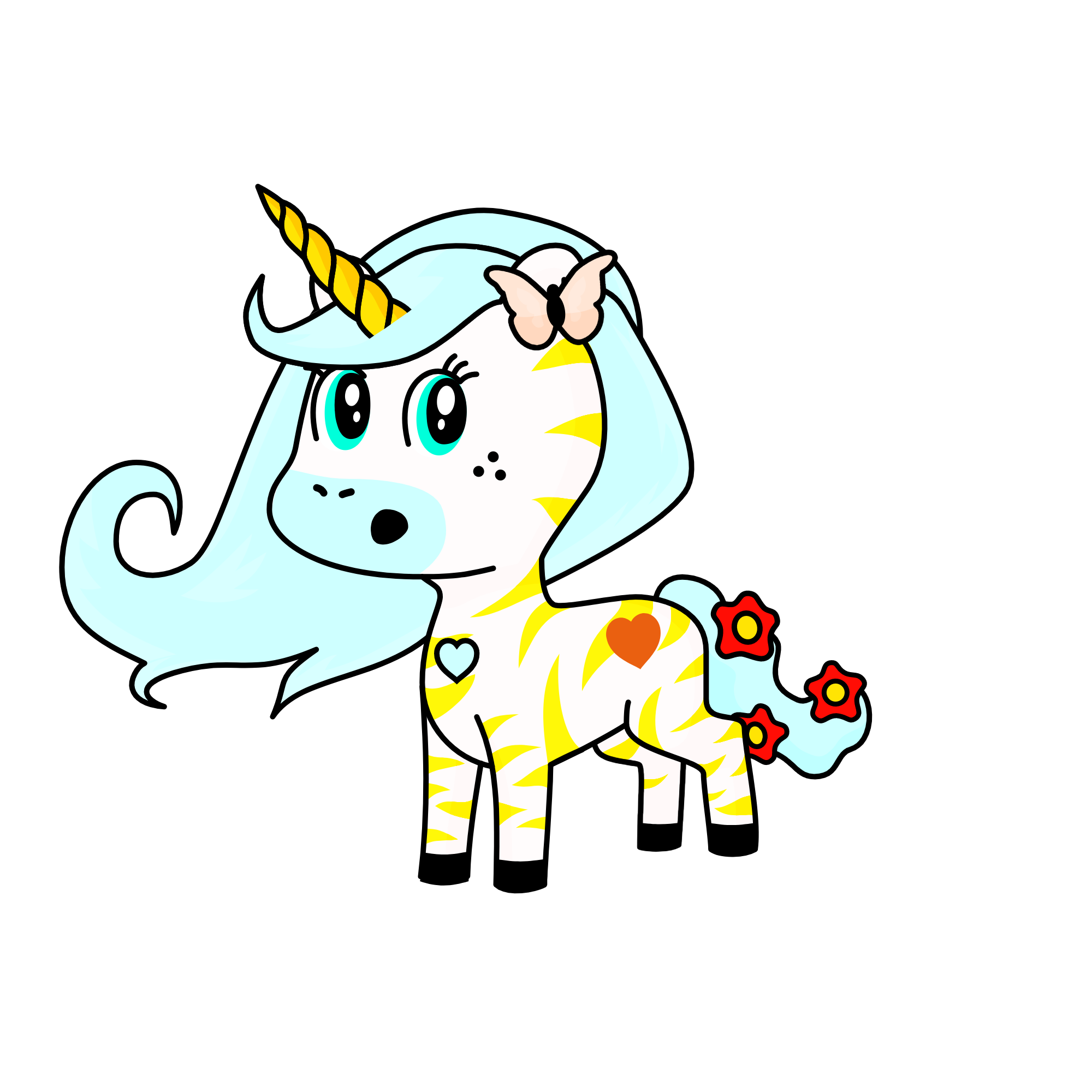 Sky, the unicorn