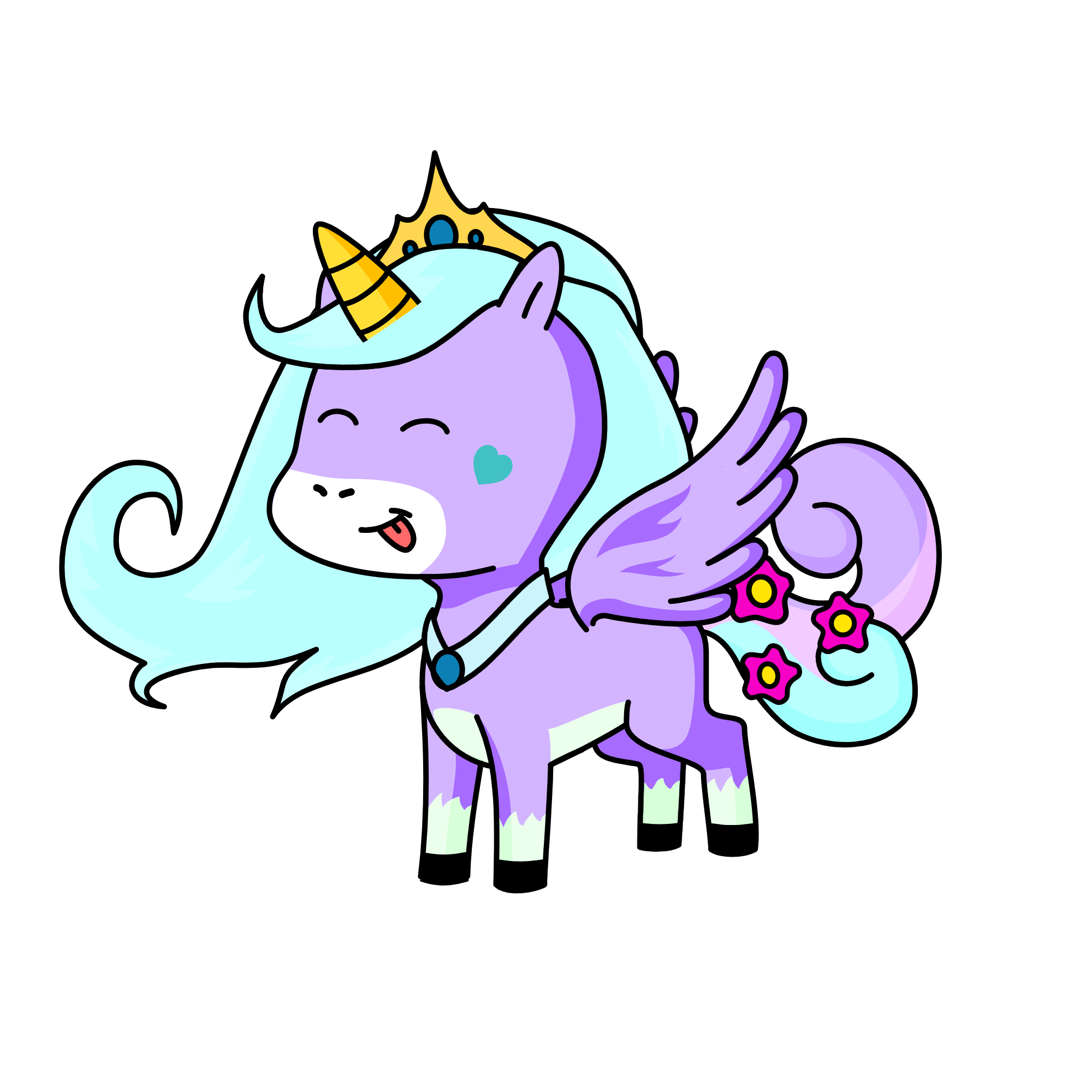 Bluebell, the unicorn