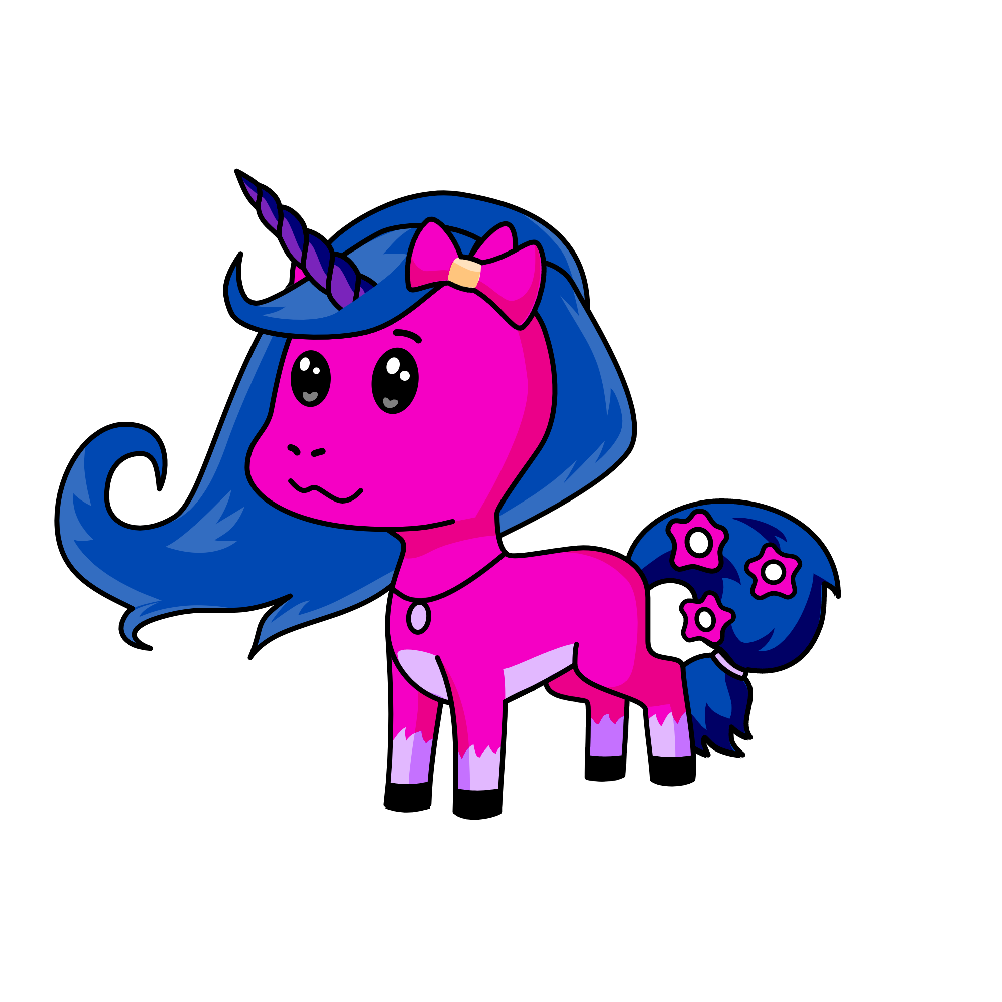 Sweet pinky, the unicorn