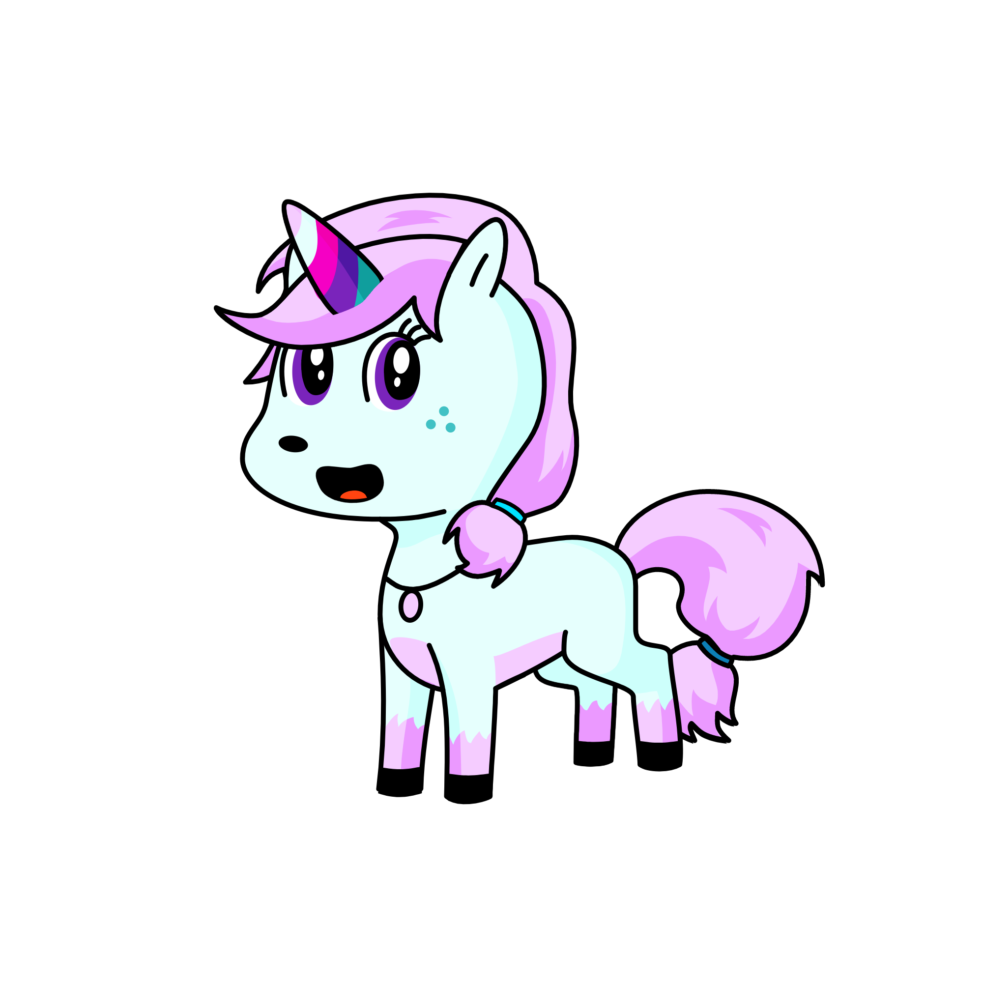 Shugar plum, the unicorn
