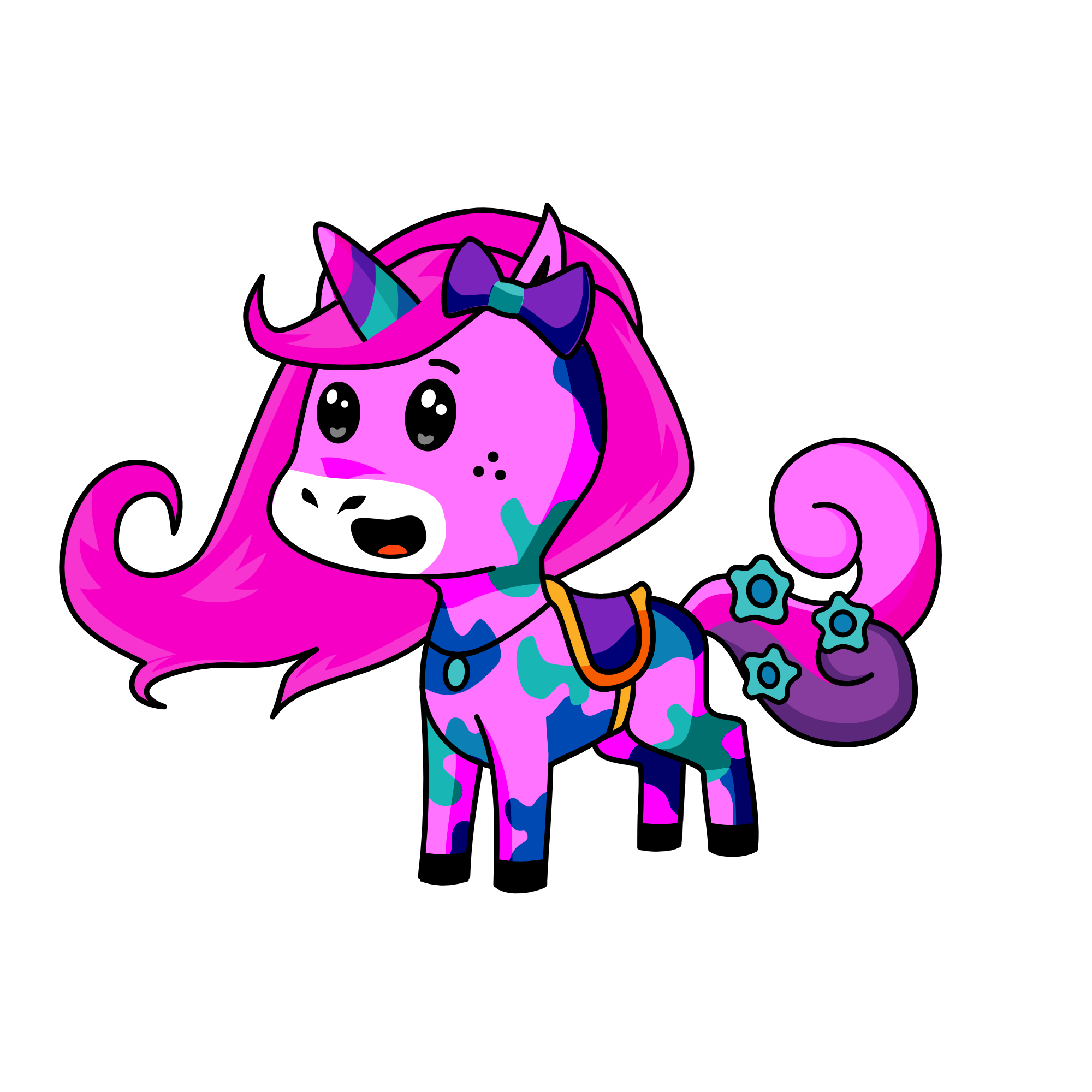 pinky, the unicorn